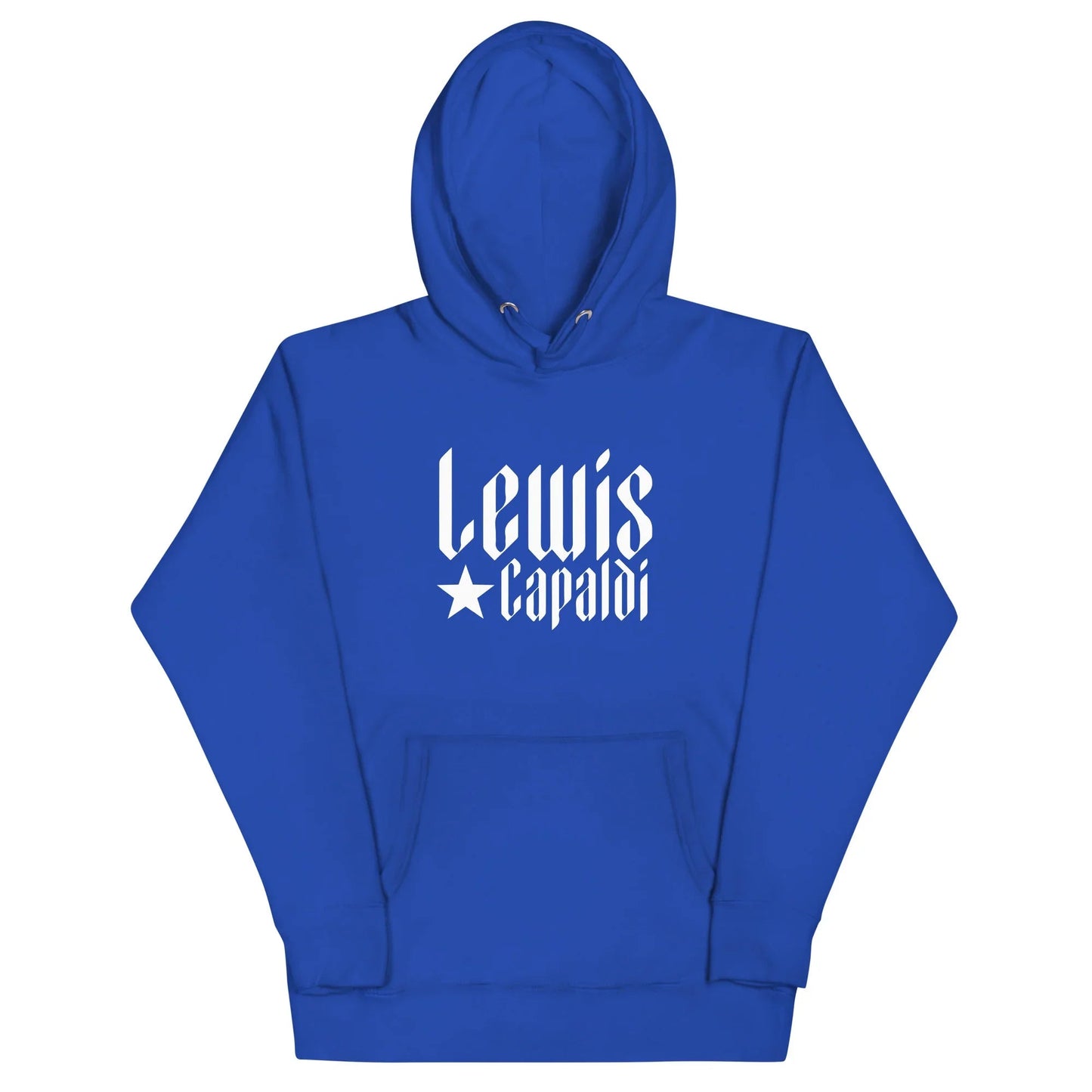 Lewis Capaldi Star Logo Hoodie - Black Cotton-Polyester Blend Unisex Fan Apparel Alcyone213k