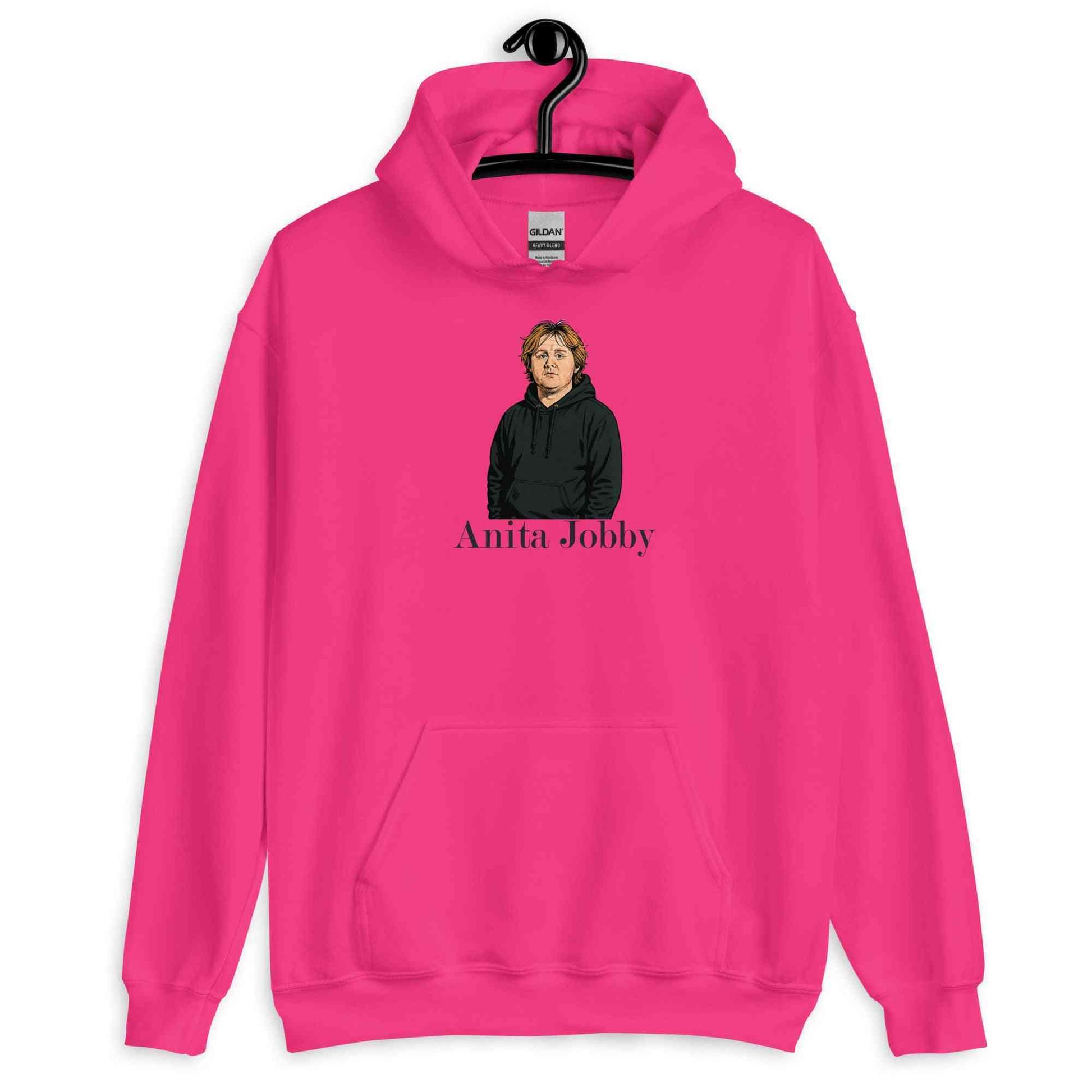 Lewis Capaldi Hoodie | Anita Jobby Graphic | Bold Red Unisex Alcyone213k