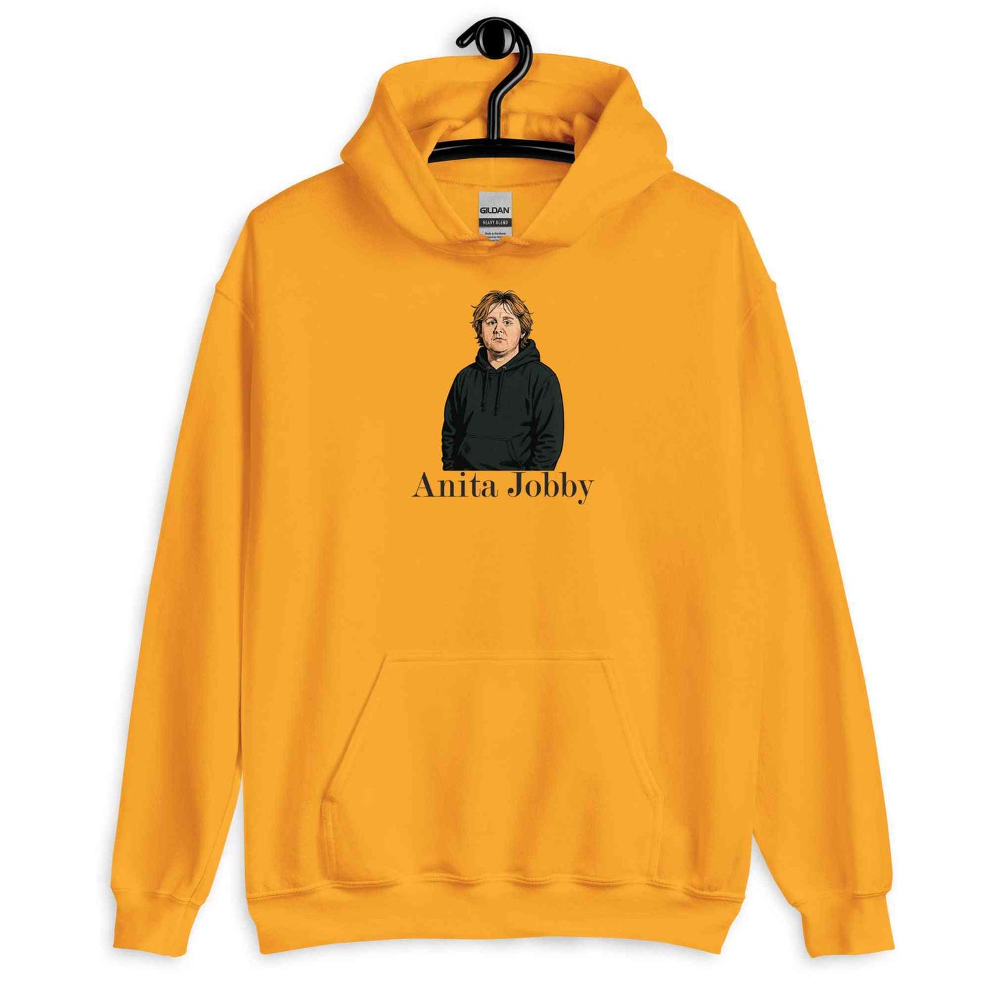Lewis Capaldi Hoodie | Anita Jobby Graphic | Bold Red Unisex Alcyone213k
