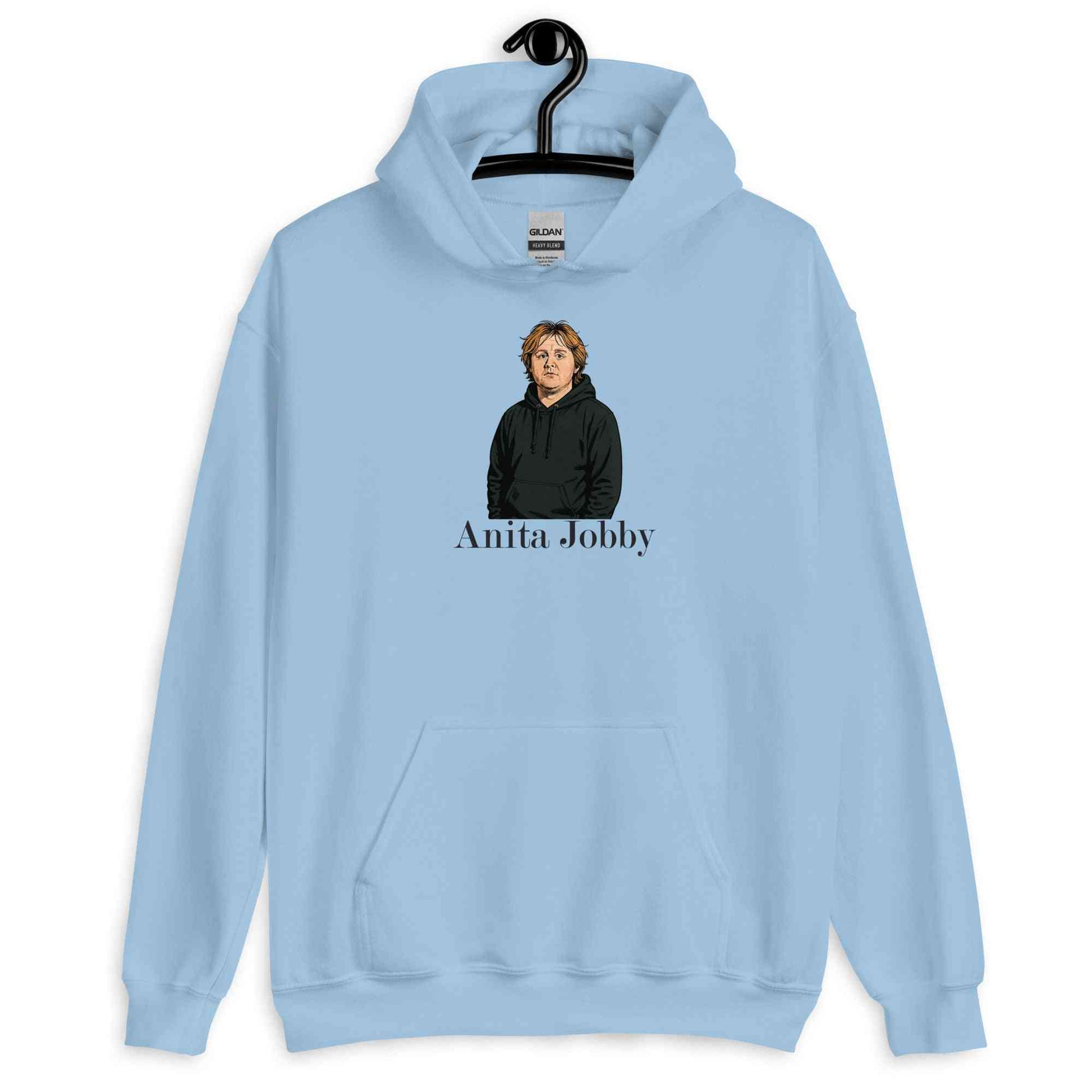 Lewis Capaldi Hoodie | Anita Jobby Graphic | Bold Red Unisex Alcyone213k