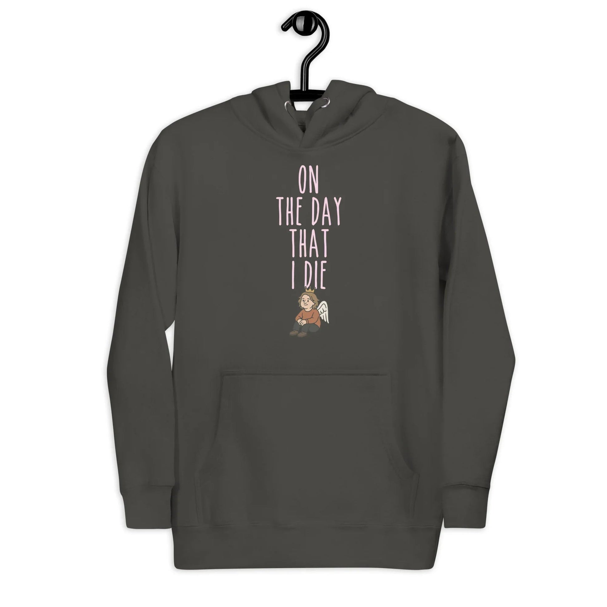 Lewis Capaldi "On The Day I Die" Lyrics Hoodie - Unisex Angel Motif Alcyone213k