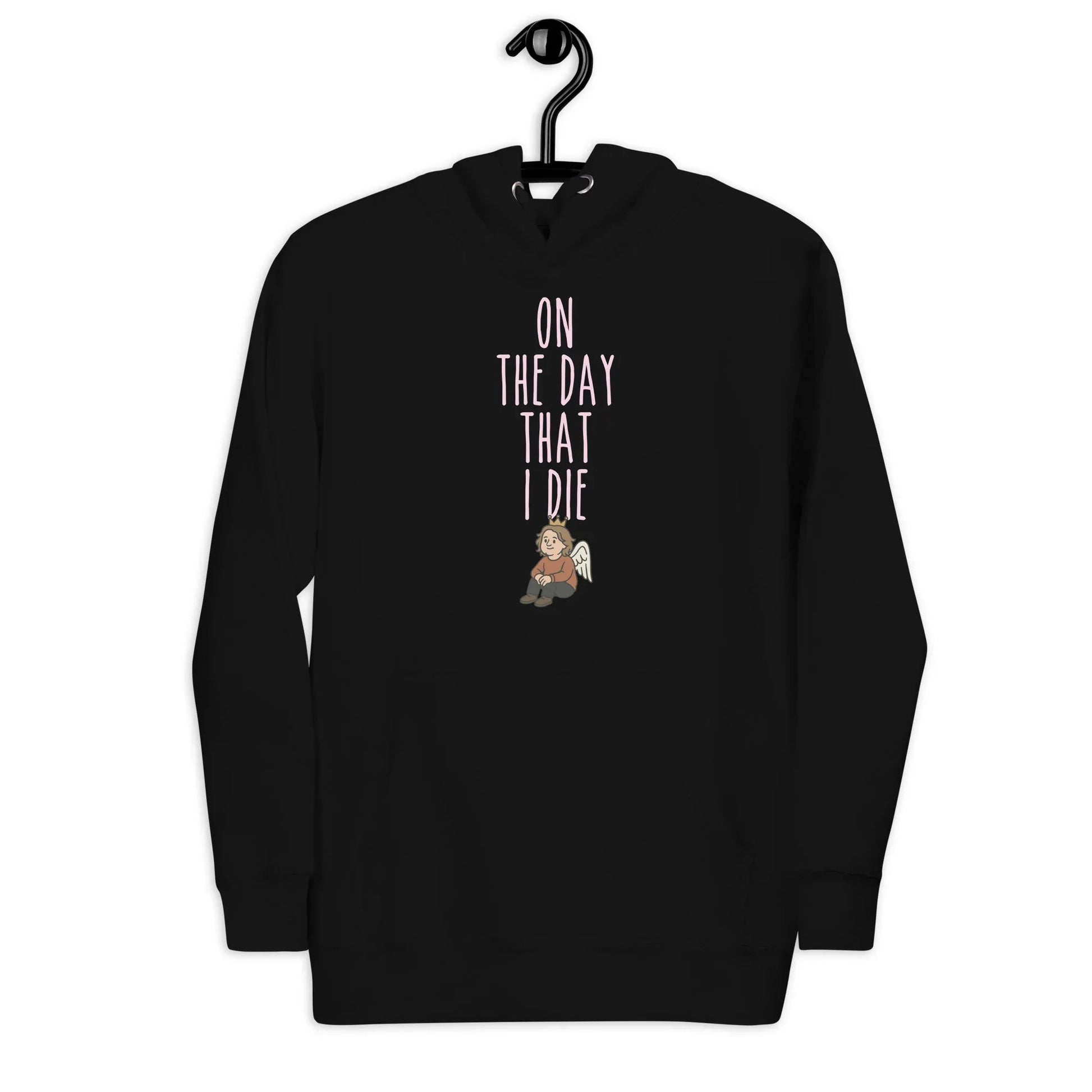 Lewis Capaldi "On The Day I Die" Lyrics Hoodie - Unisex Angel Motif Alcyone213k
