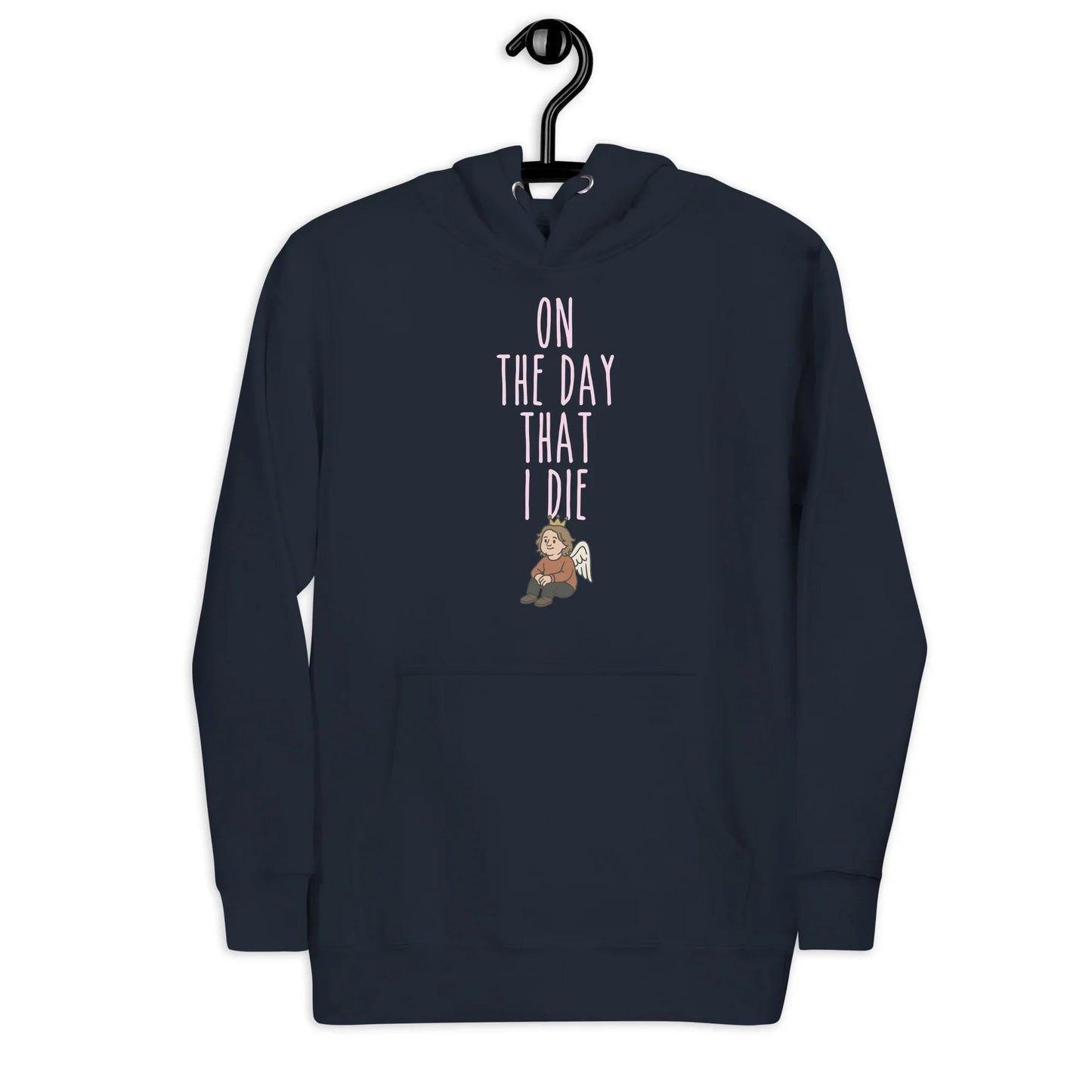 Lewis Capaldi "On The Day I Die" Lyrics Hoodie - Unisex Angel Motif Alcyone213k