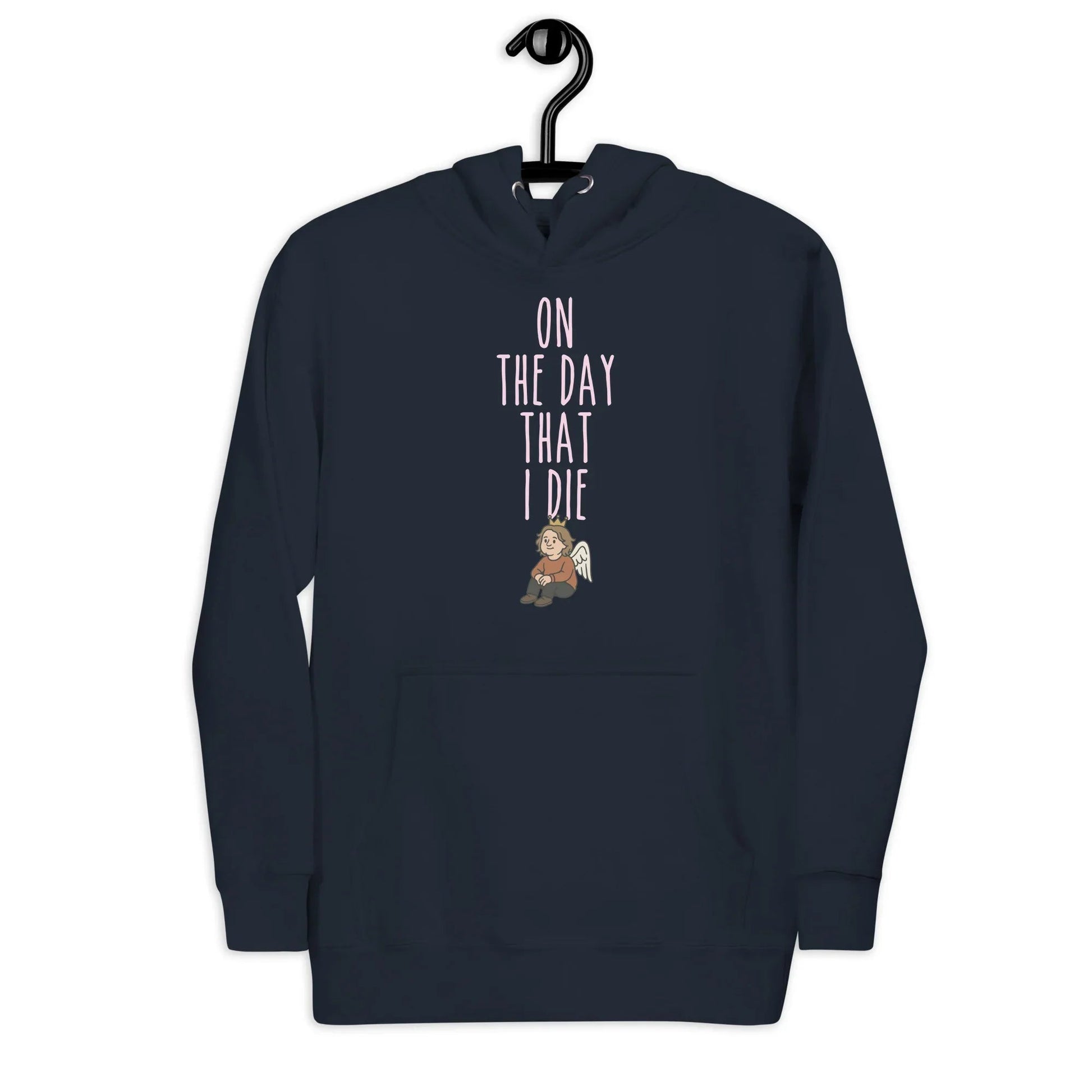 Lewis Capaldi "On The Day I Die" Lyrics Hoodie - Unisex Angel Motif Alcyone213k