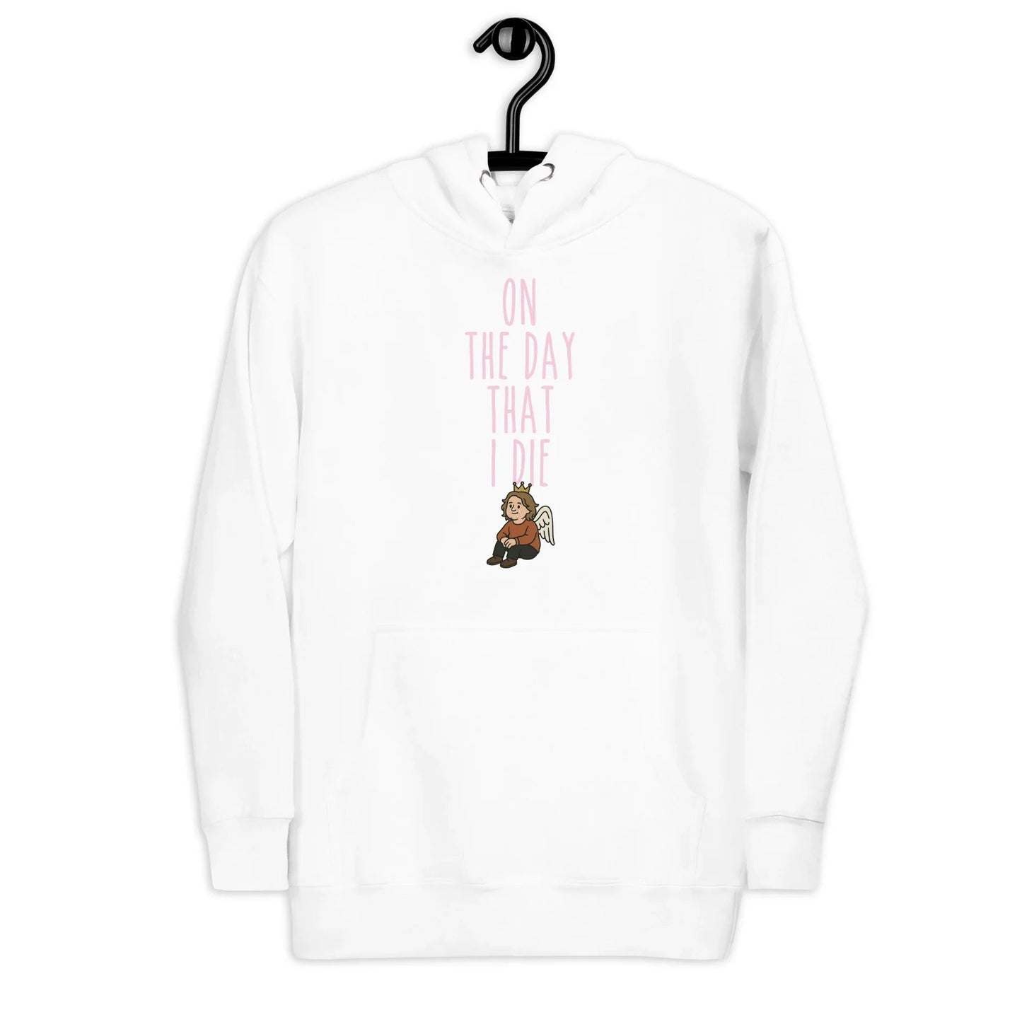 Lewis Capaldi "On The Day I Die" Lyrics Hoodie - Unisex Angel Motif Alcyone213k