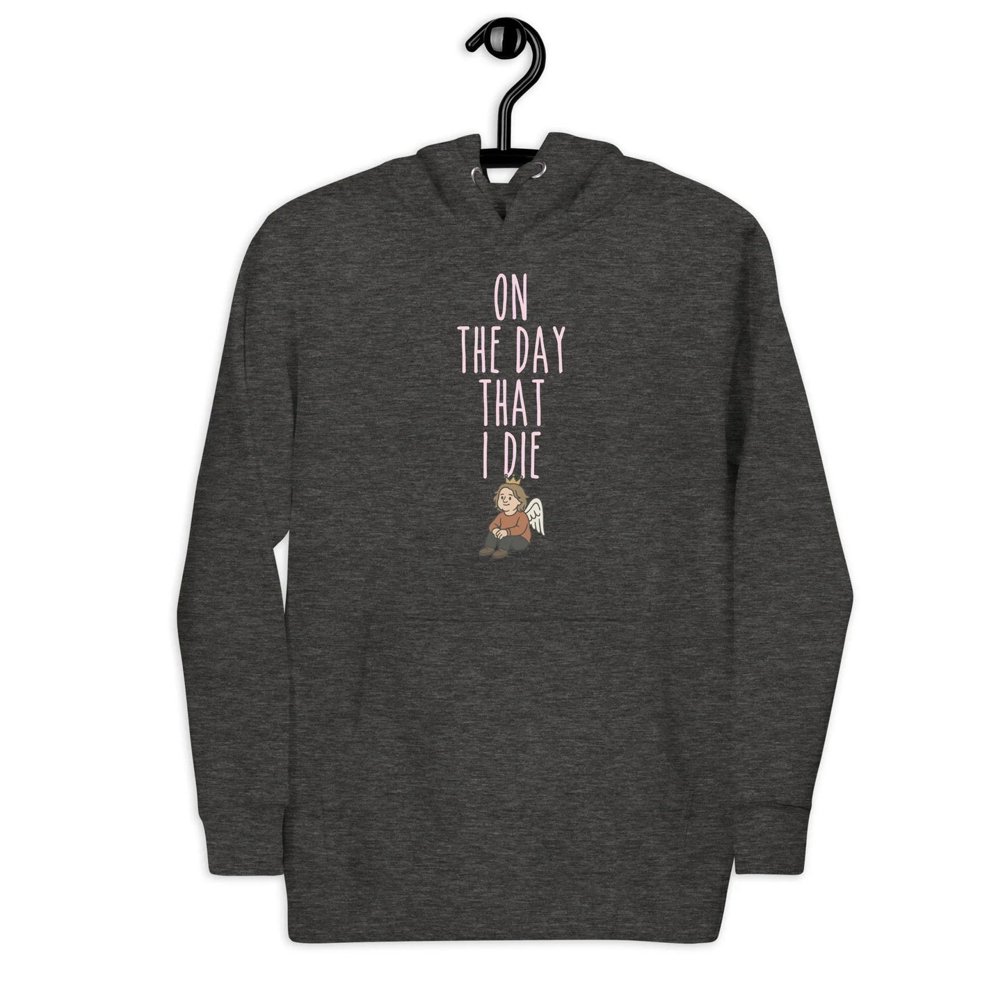 Lewis Capaldi "On The Day I Die" Lyrics Hoodie - Unisex Angel Motif Alcyone213k