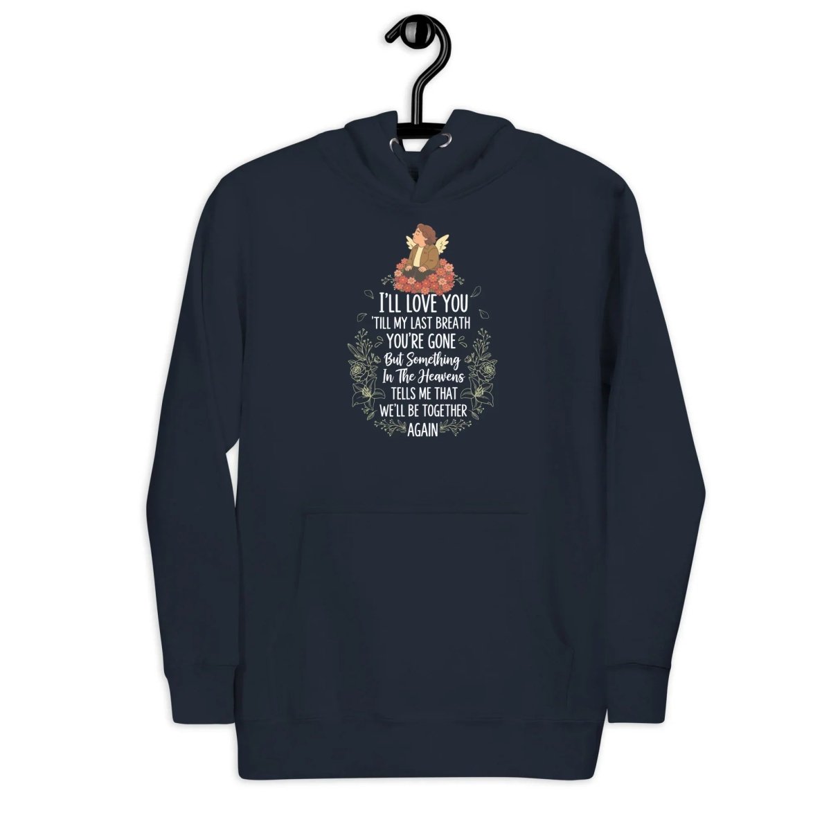 Lewis Capaldi "Something In The Heavens" Lyrics Hoodie - Eco-Friendly Cotton Alcyone213k