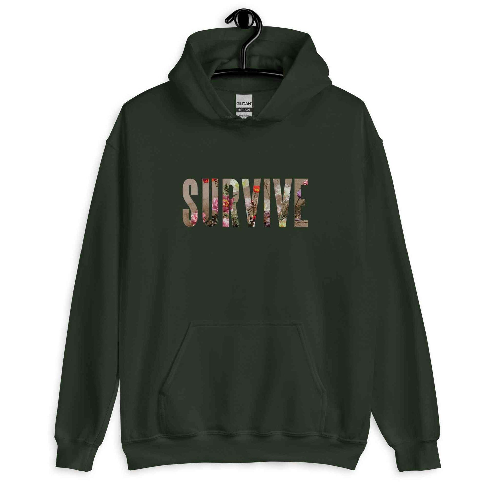 Lewis Capaldi "Survive" Lyrics Hoodie | Alcyone213k Black Unisex Alcyone213k