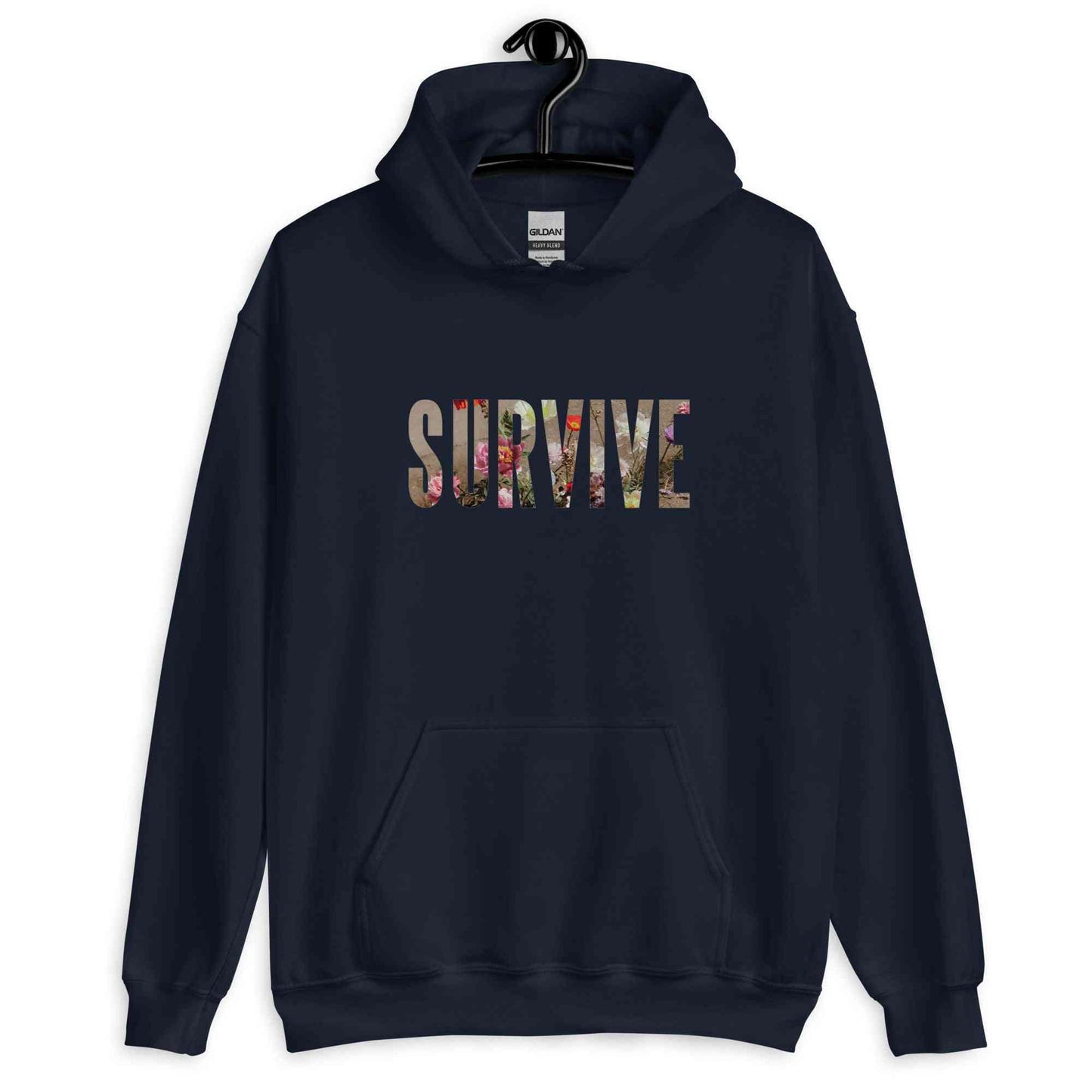 Lewis Capaldi "Survive" Lyrics Hoodie | Alcyone213k Black Unisex Alcyone213k