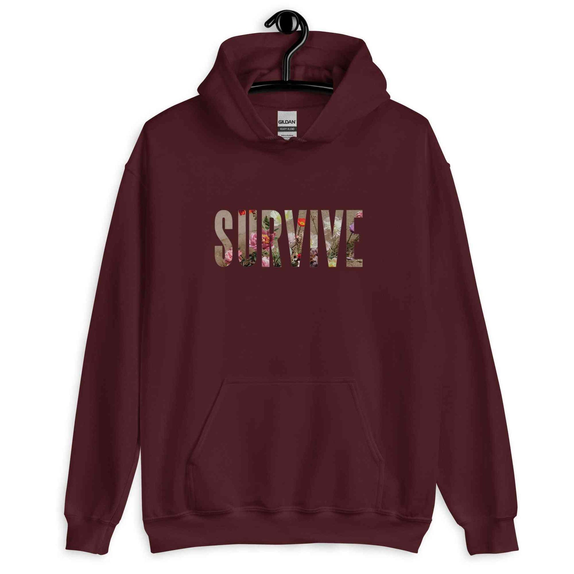 Lewis Capaldi "Survive" Lyrics Hoodie | Alcyone213k Black Unisex Alcyone213k