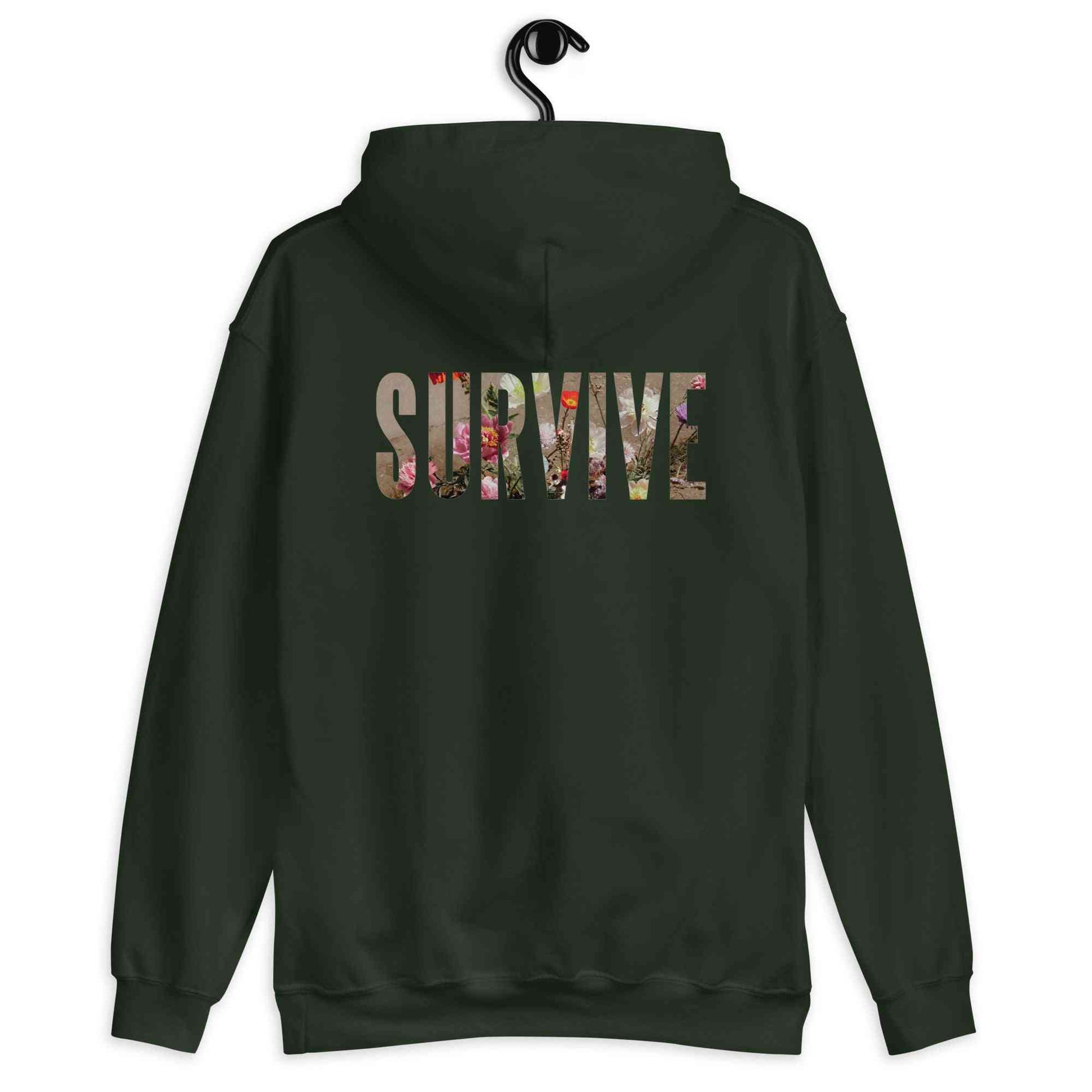 Lewis Capaldi "Survive" Lyrics Hoodie | Alcyone213k Black Unisex Alcyone213k