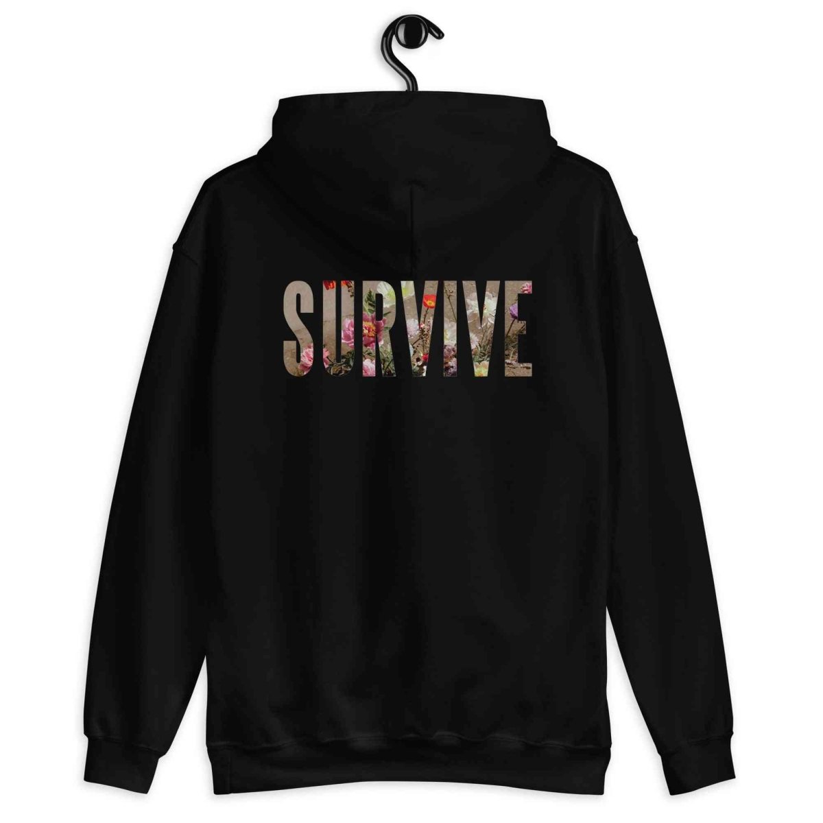 Lewis Capaldi "Survive" Lyrics Hoodie | Alcyone213k Black Unisex Alcyone213k
