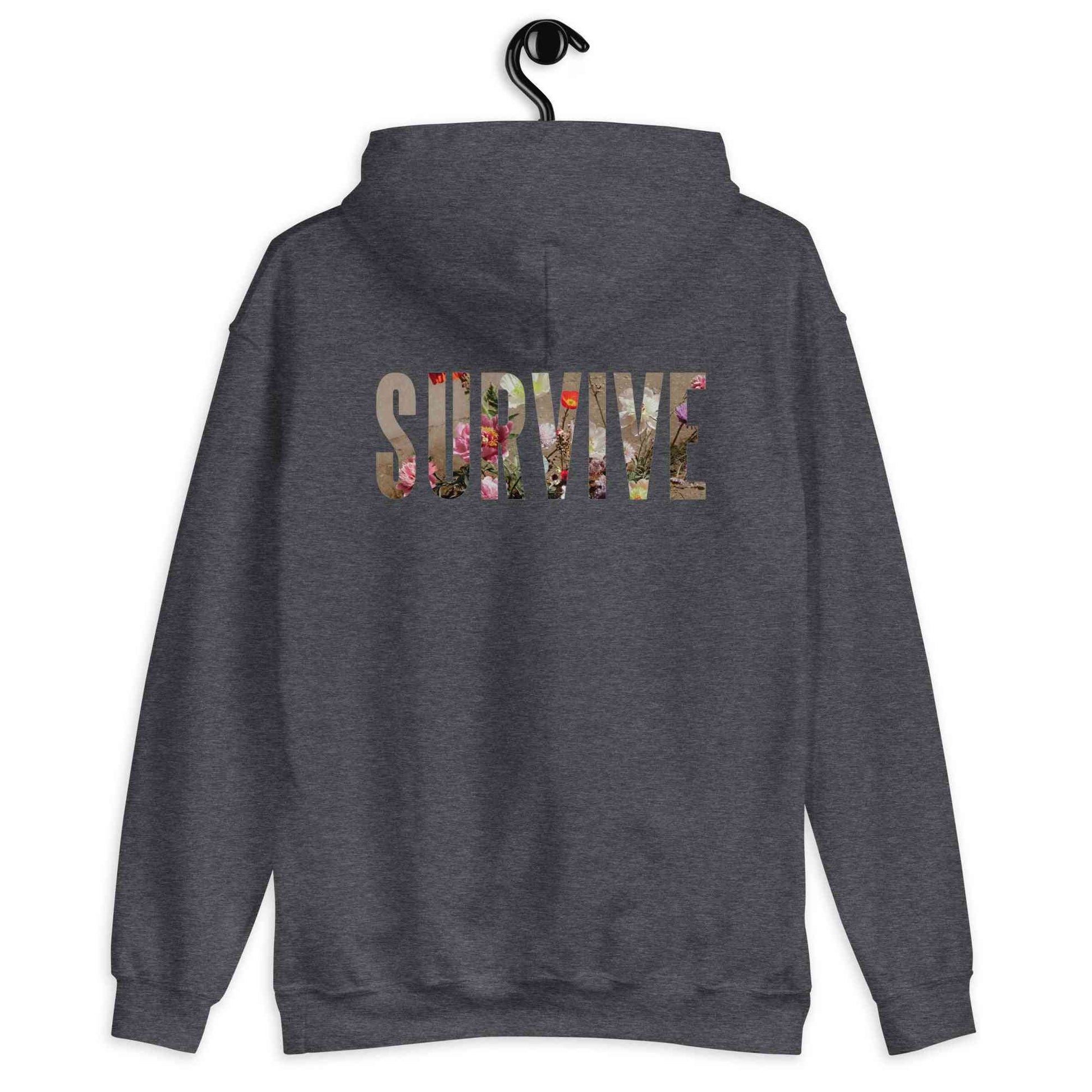 Lewis Capaldi "Survive" Lyrics Hoodie | Alcyone213k Black Unisex Alcyone213k