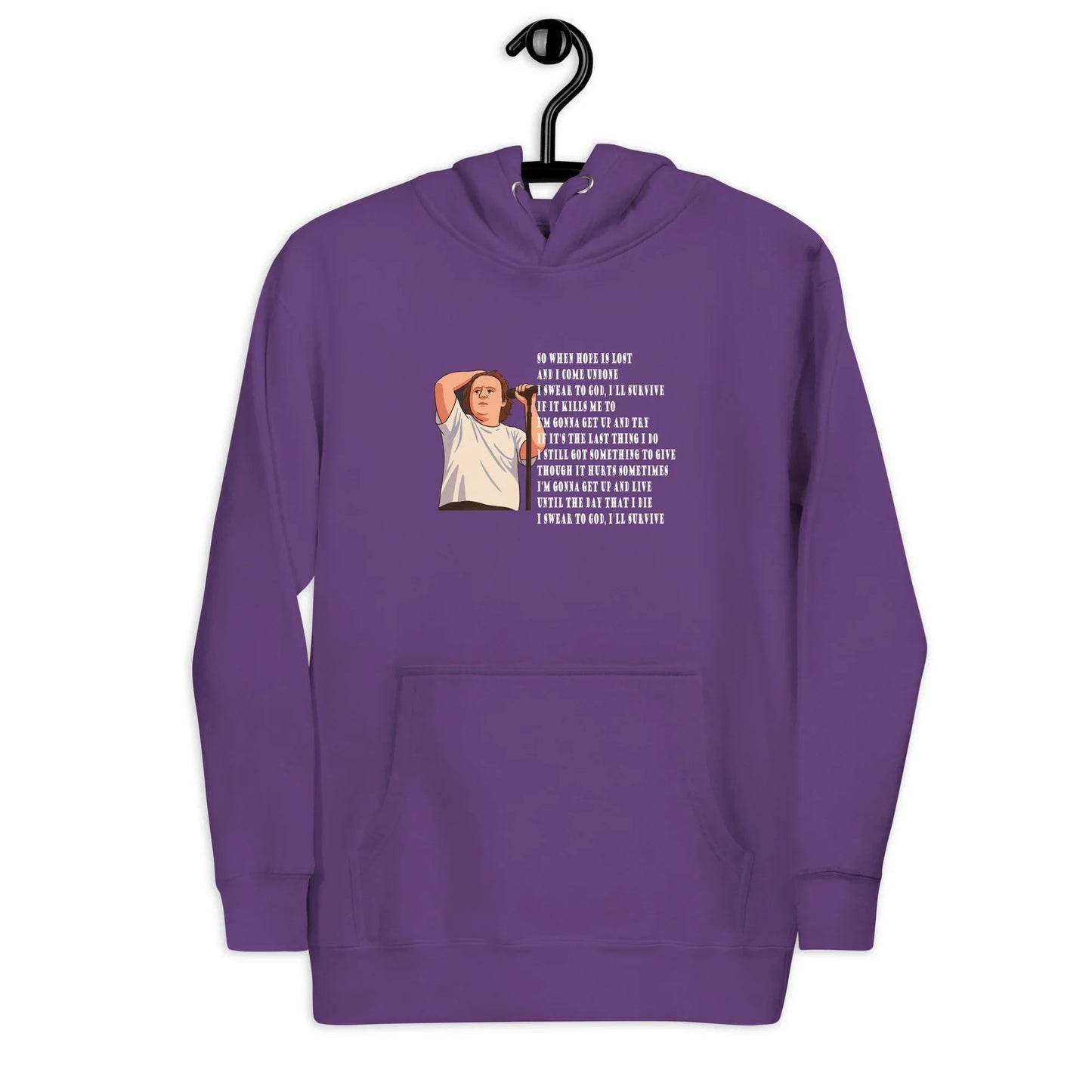 Lewis Capaldi "Survive" Lyrics Hoodie - Sustainable Unisex Sweatshirt Alcyone213k