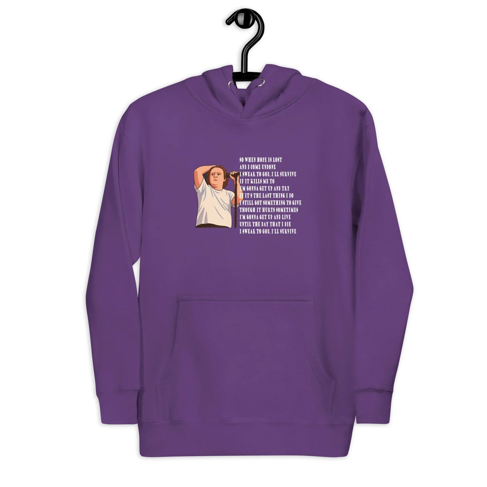 Lewis Capaldi "Survive" Lyrics Hoodie - Sustainable Unisex Sweatshirt Alcyone213k