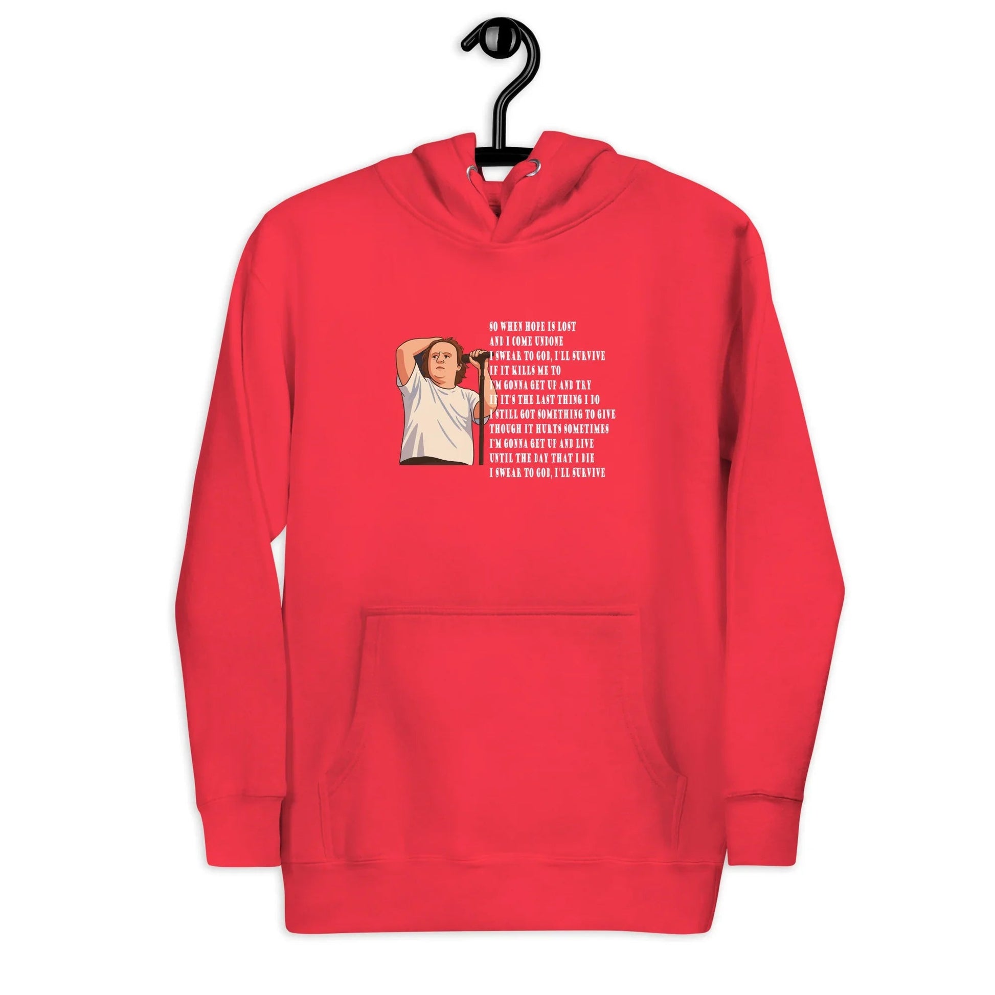Lewis Capaldi "Survive" Lyrics Hoodie - Sustainable Unisex Sweatshirt Alcyone213k