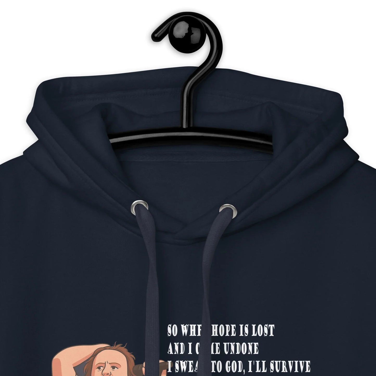 Lewis Capaldi "Survive" Lyrics Hoodie - Sustainable Unisex Sweatshirt Alcyone213k