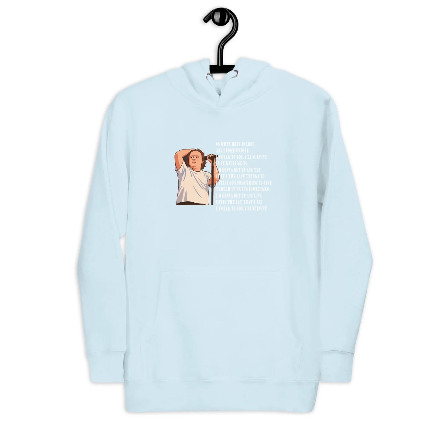 Lewis Capaldi "Survive" Lyrics Hoodie - Sustainable Unisex Sweatshirt Alcyone213k