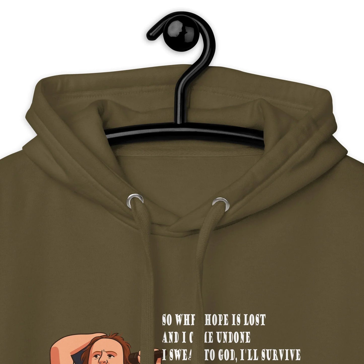 Lewis Capaldi "Survive" Lyrics Hoodie - Sustainable Unisex Sweatshirt Alcyone213k