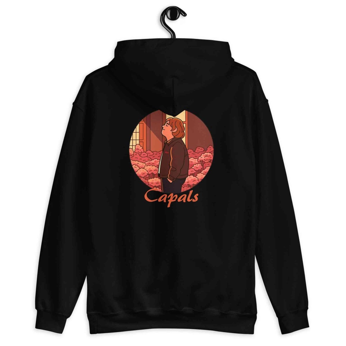 Lewis Capaldi Hoodie | Unisex Retro Graphic Sweatshirt - Black - Capals Alcyone213k