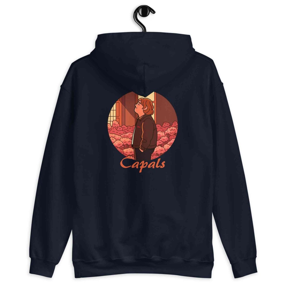 Lewis Capaldi Hoodie | Unisex Retro Graphic Sweatshirt - Black - Capals Alcyone213k