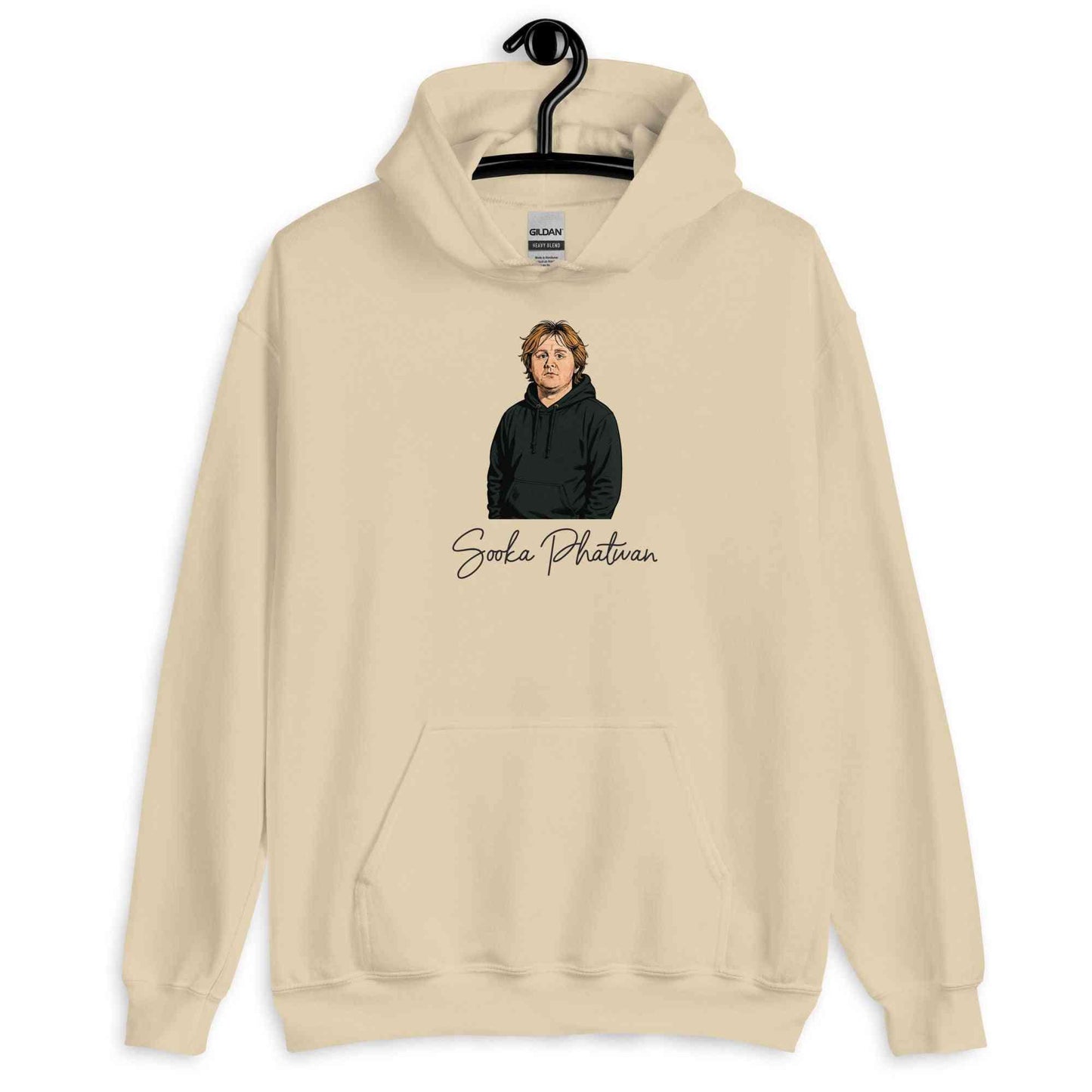 Lewis Capaldi Hoodie - Red Sustainable Unisex Music Fan Apparel by Alcyone213k - Alcyone213k