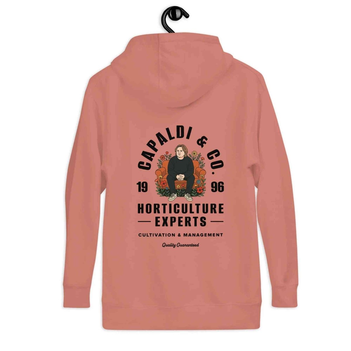 Sustainable Red Lewis Capaldi Hoodie | Unisex Fleece Apparel for True Fans - Alcyone213k