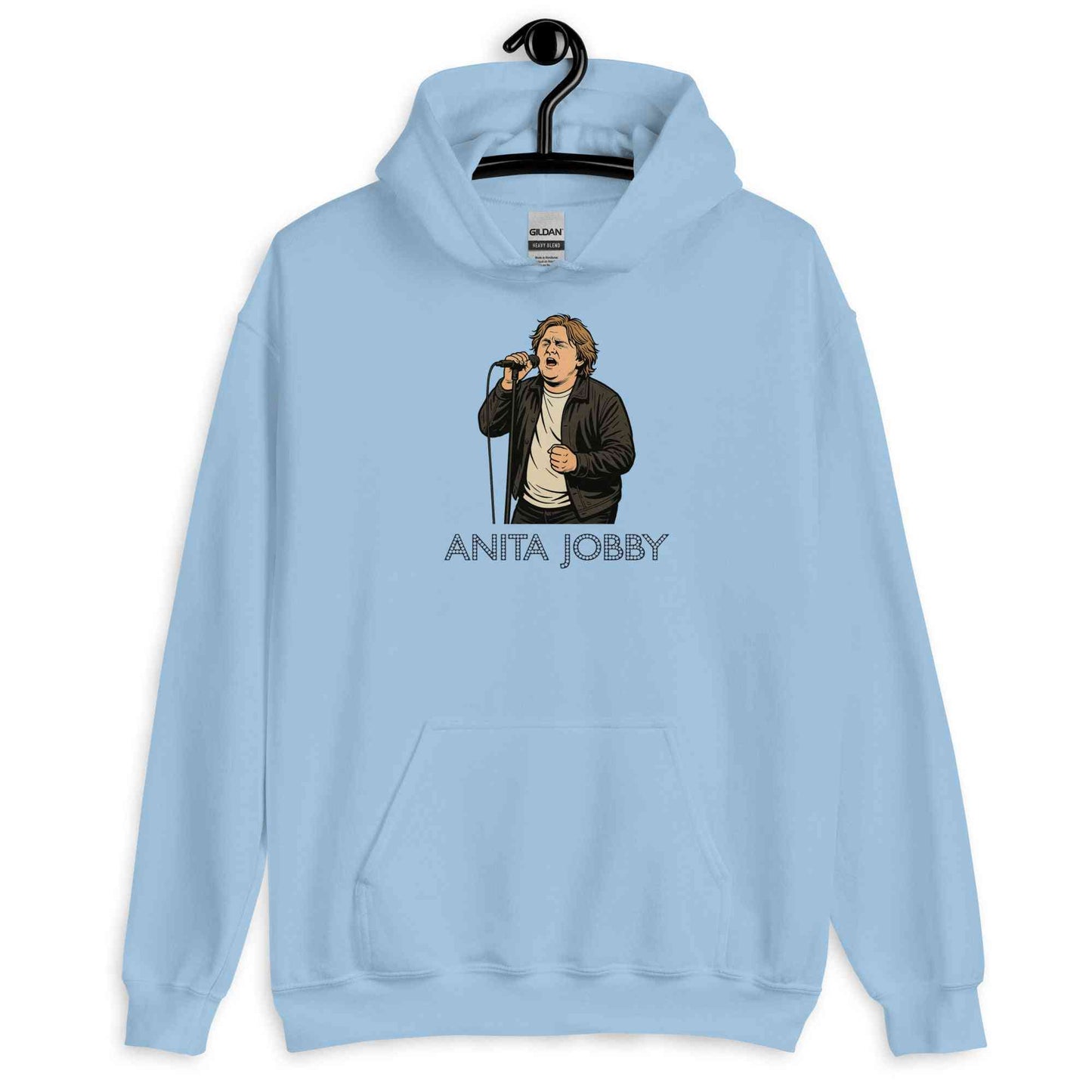 Lewis Capaldi Anita Jobby Graphic Hoodie - Unisex Eco-Friendly Cotton Blend Alcyone213k
