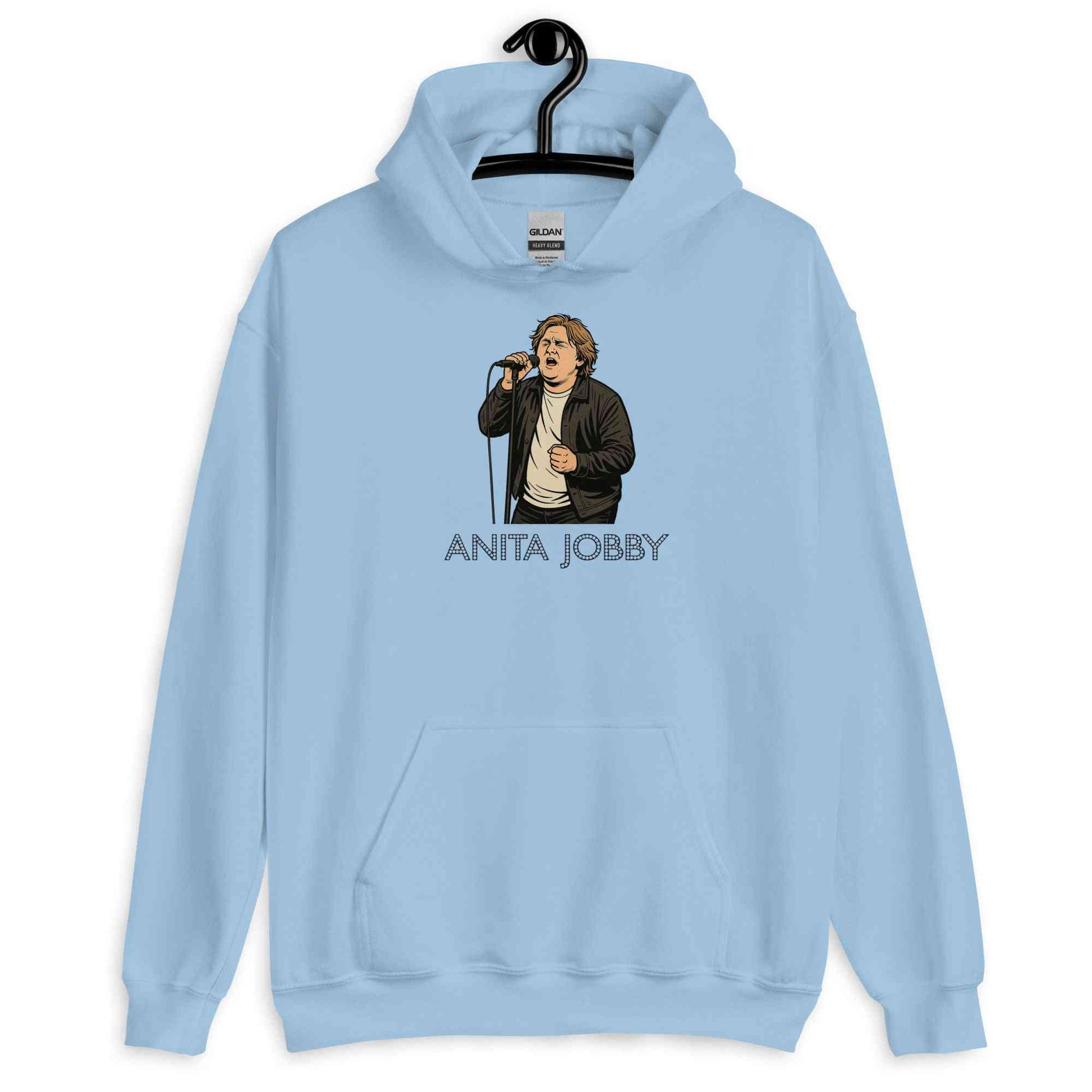 Lewis Capaldi Anita Jobby Graphic Hoodie - Unisex Eco-Friendly Cotton Blend Alcyone213k