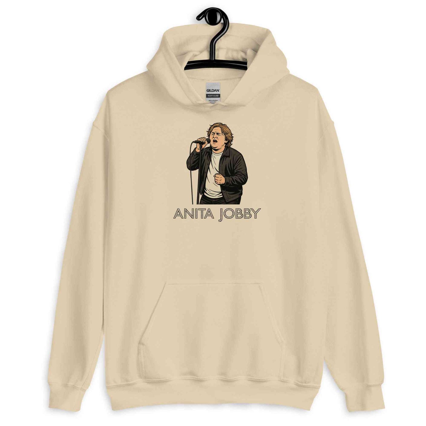 Lewis Capaldi Anita Jobby Graphic Hoodie - Unisex Eco-Friendly Cotton Blend Alcyone213k