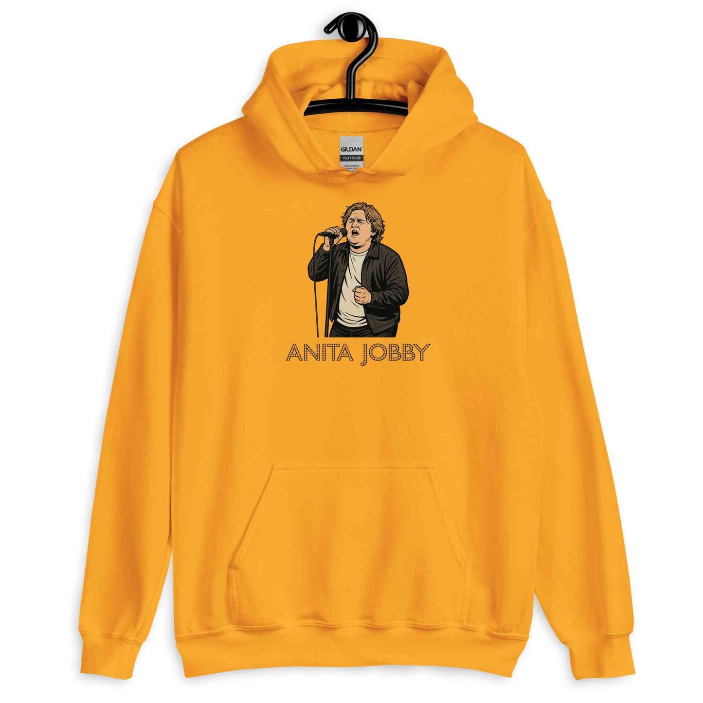 Lewis Capaldi Anita Jobby Graphic Hoodie - Unisex Eco-Friendly Cotton Blend Alcyone213k