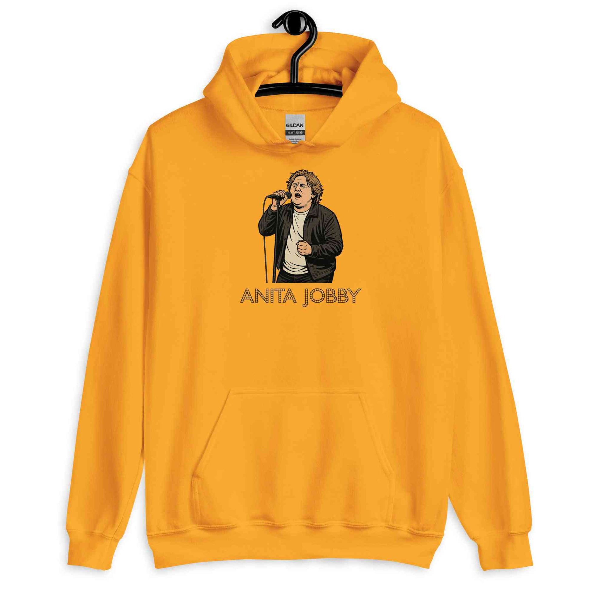 Lewis Capaldi Anita Jobby Graphic Hoodie - Unisex Eco-Friendly Cotton Blend Alcyone213k