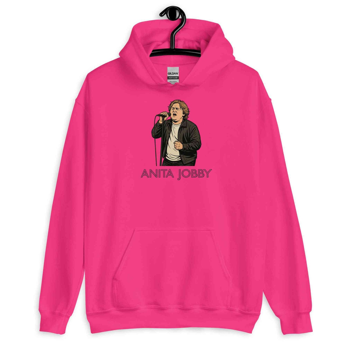 Lewis Capaldi Anita Jobby Graphic Hoodie - Unisex Eco-Friendly Cotton Blend Alcyone213k