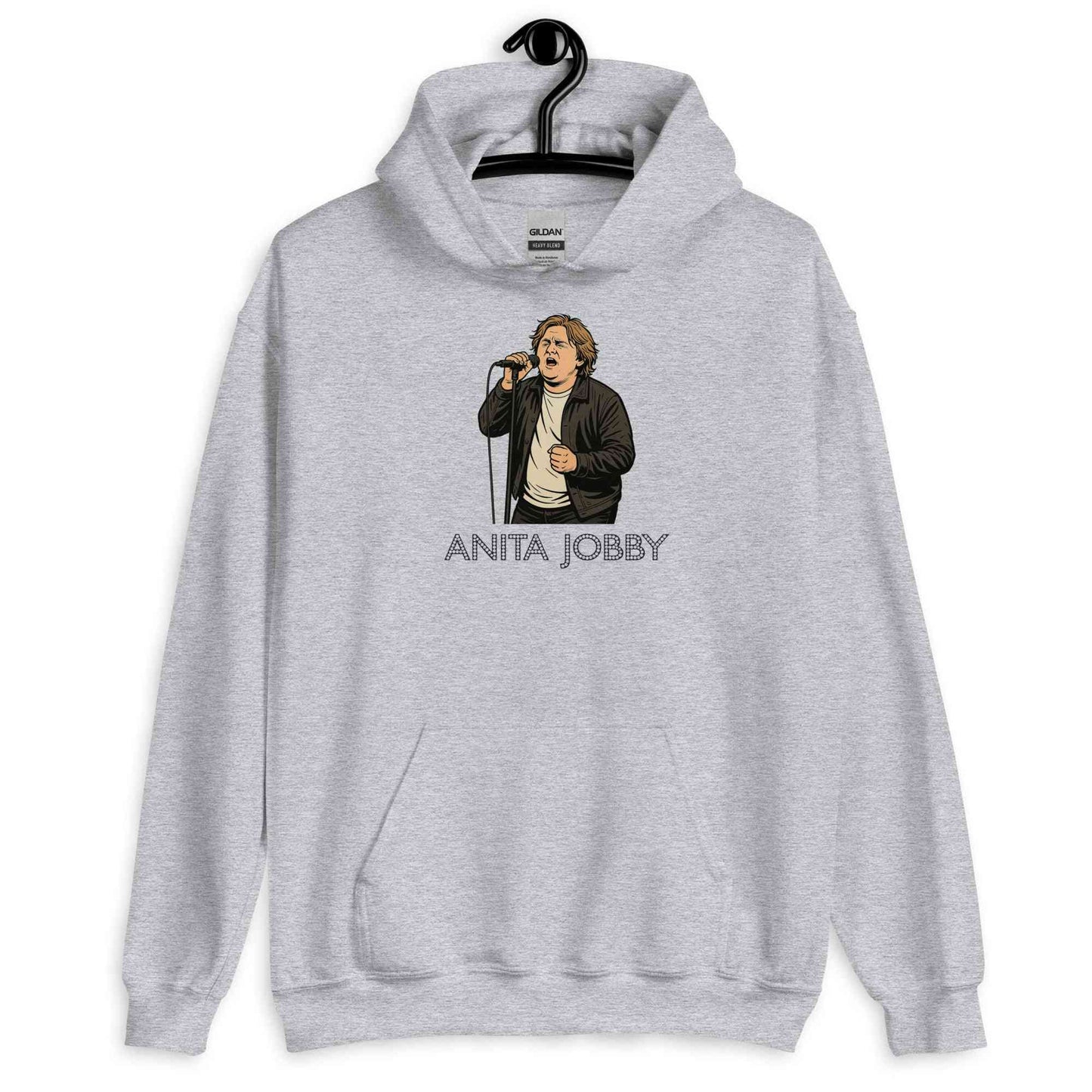 Lewis Capaldi Anita Jobby Graphic Hoodie - Unisex Eco-Friendly Cotton Blend Alcyone213k