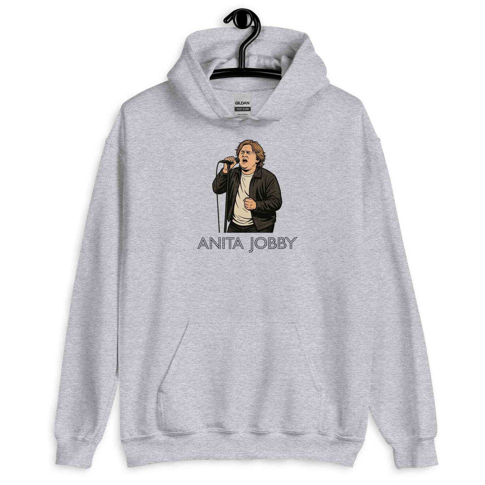 Lewis Capaldi Anita Jobby Graphic Hoodie - Unisex Eco-Friendly Cotton Blend Alcyone213k