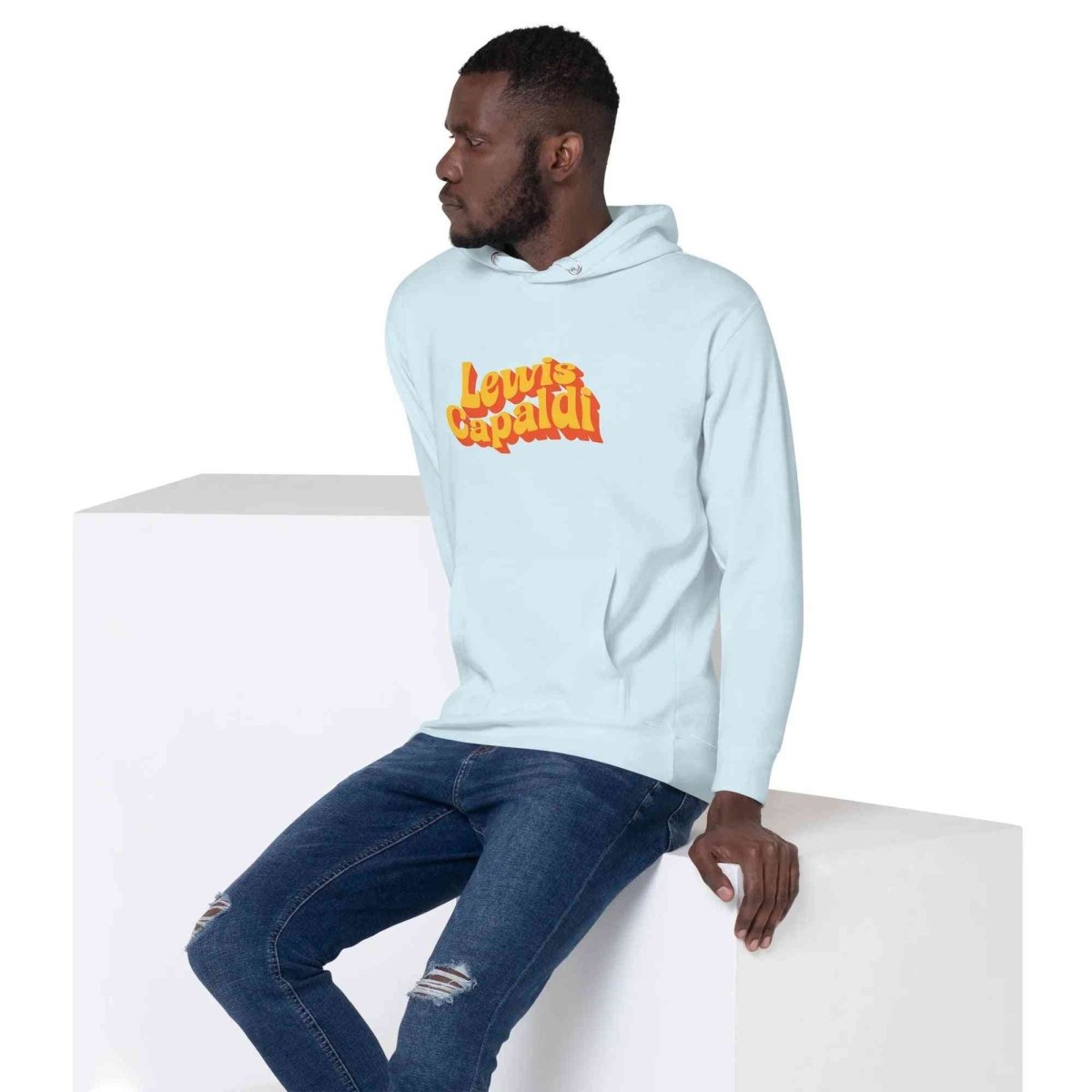 Lewis Capaldi Hoodie - Unisex Eco-Friendly Cotton Blend for Sustainable Style & Fandom - Alcyone213k