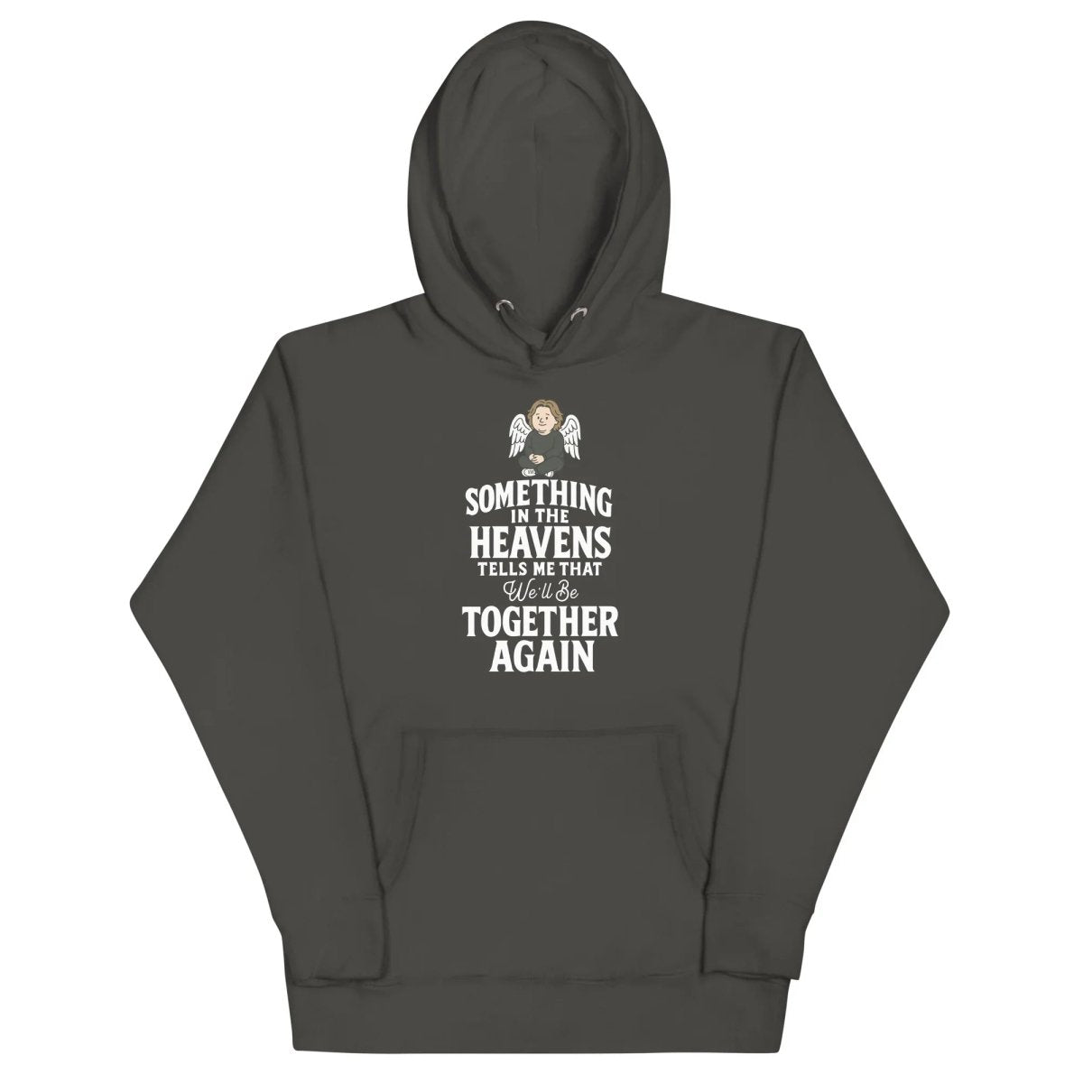 Lewis Capaldi "Something In The Heavens" Lyric Hoodie - Black Unisex Cotton-Poly Blend Alcyone213k