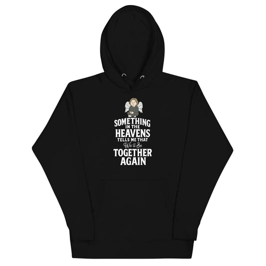 Lewis Capaldi "Something In The Heavens" Lyric Hoodie - Black Unisex Cotton-Poly Blend Alcyone213k