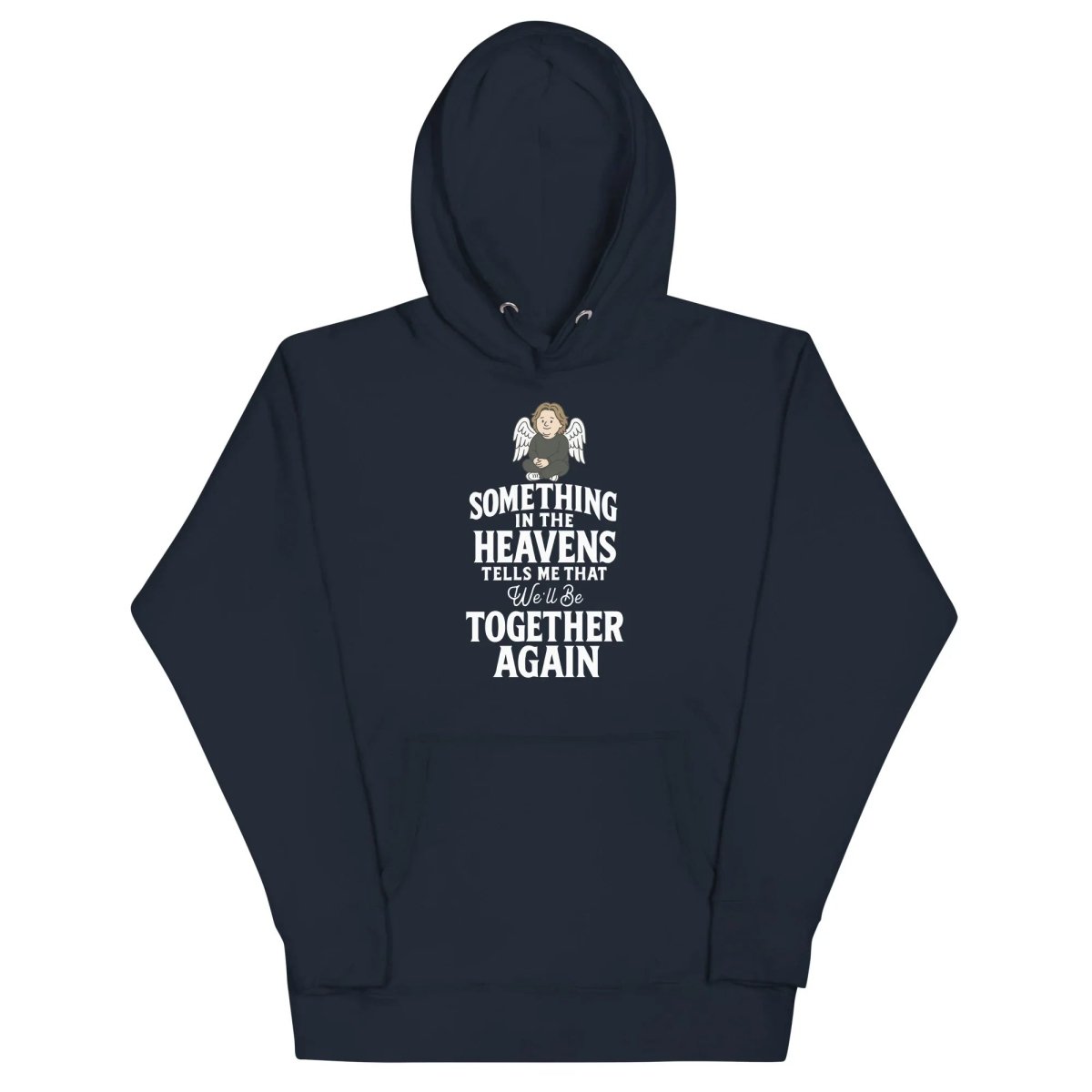 Lewis Capaldi "Something In The Heavens" Lyric Hoodie - Black Unisex Cotton-Poly Blend Alcyone213k
