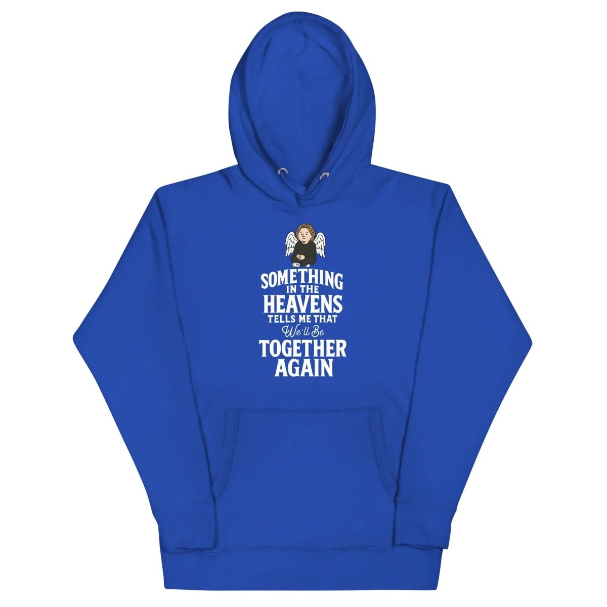 Lewis Capaldi "Something In The Heavens" Lyric Hoodie - Black Unisex Cotton-Poly Blend Alcyone213k