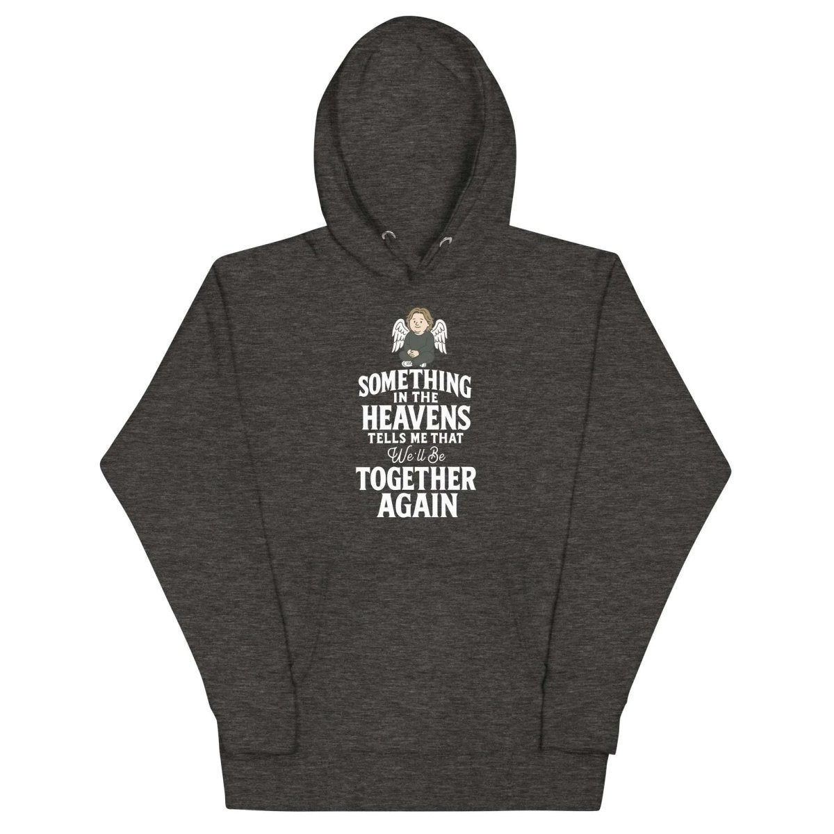 Lewis Capaldi "Something In The Heavens" Lyric Hoodie - Black Unisex Cotton-Poly Blend Alcyone213k
