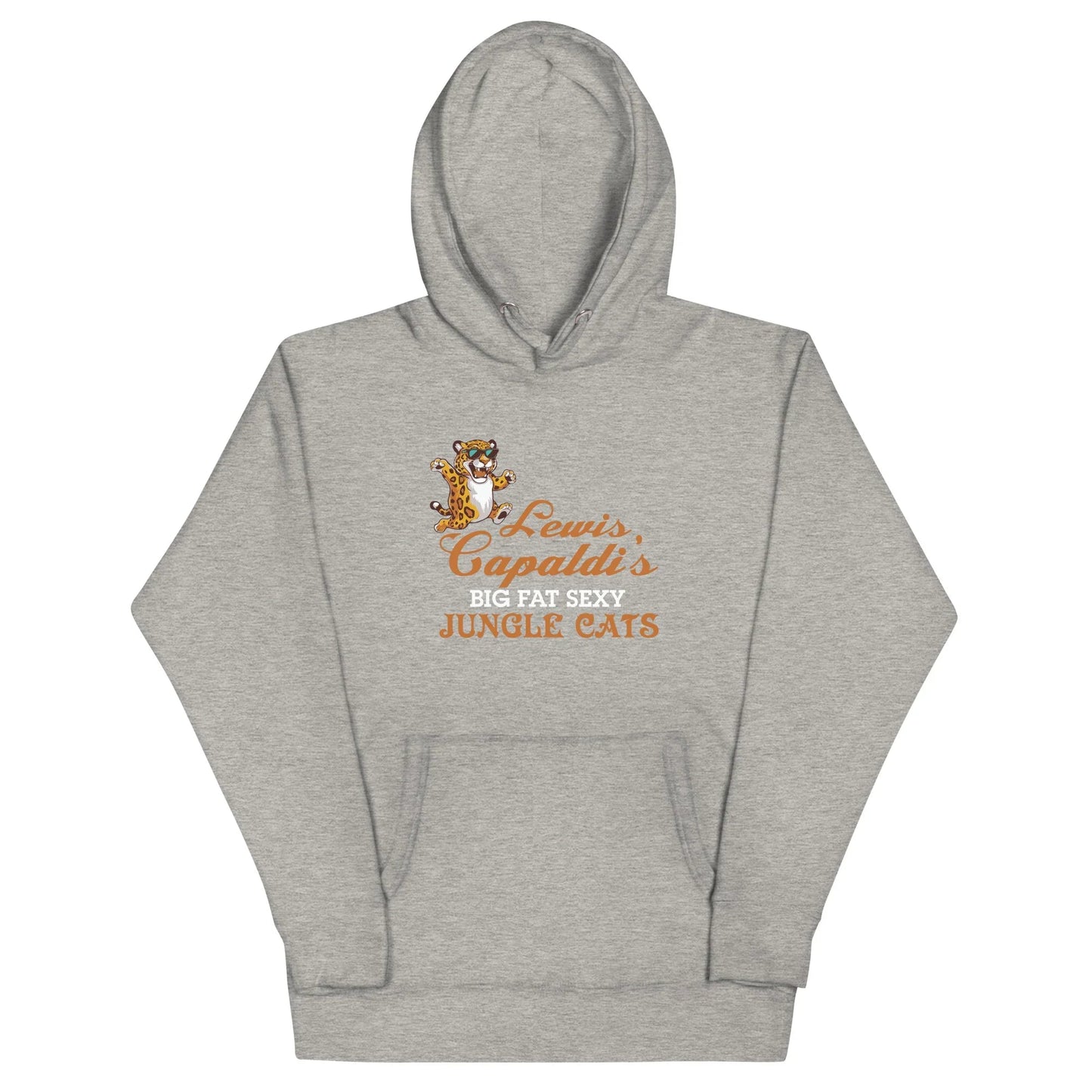 Lewis Capaldi "Big Fat Sexy Jungle Cats" Graphic Hoodie – Unisex Sustainable Cotton Alcyone213k