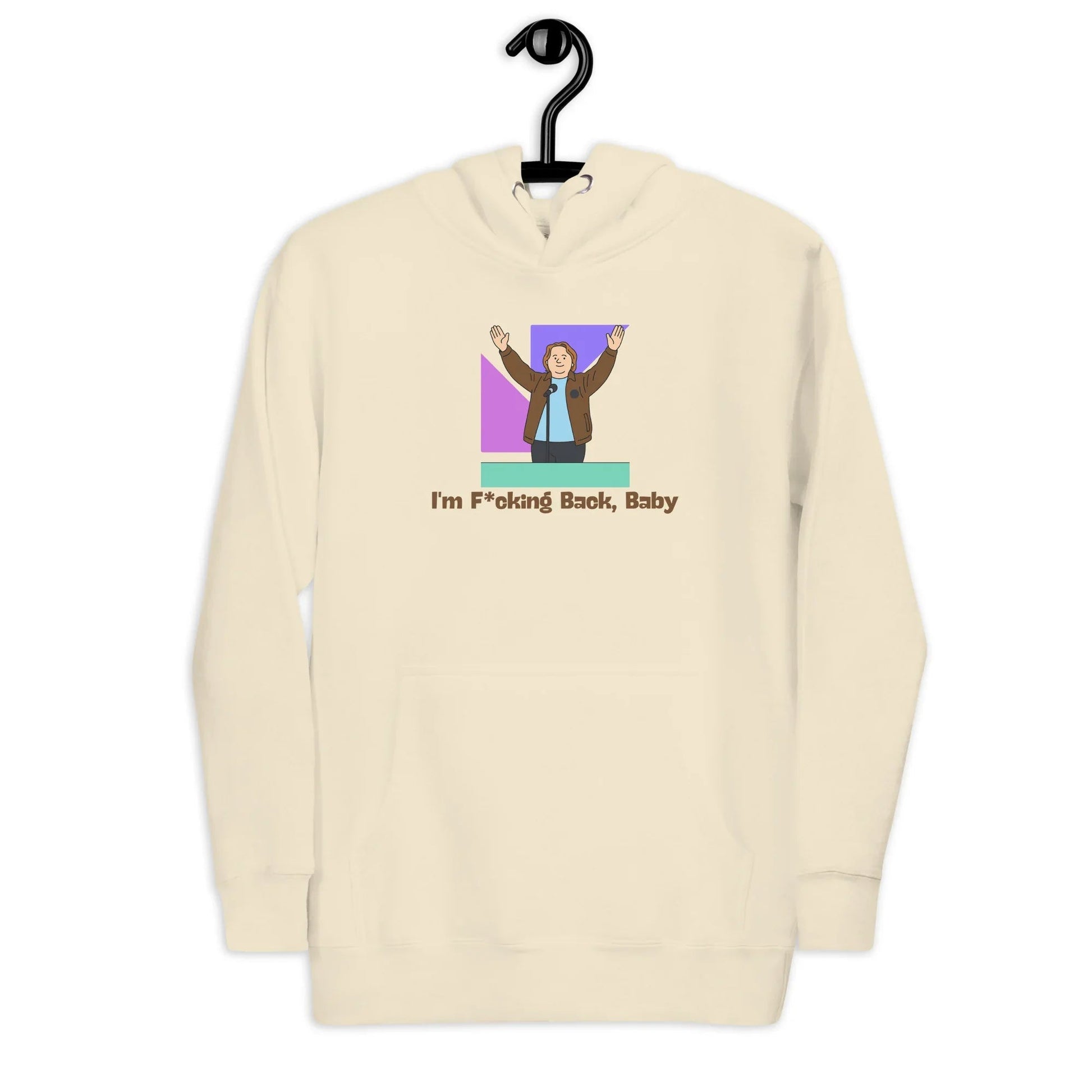 Lewis Capaldi "I'm Back" Unisex Cotton Polyester Hoodie | White Alcyone213k