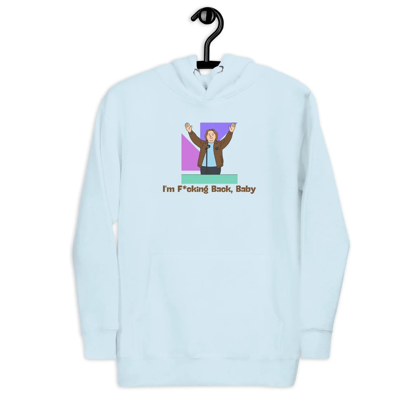 Lewis Capaldi "I'm Back" Unisex Cotton Polyester Hoodie | White Alcyone213k