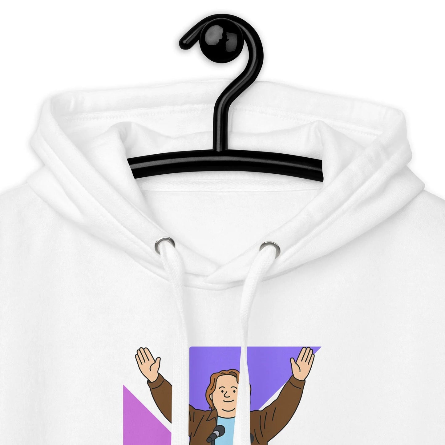 Lewis Capaldi "I'm Back" Unisex Cotton Polyester Hoodie | White Alcyone213k