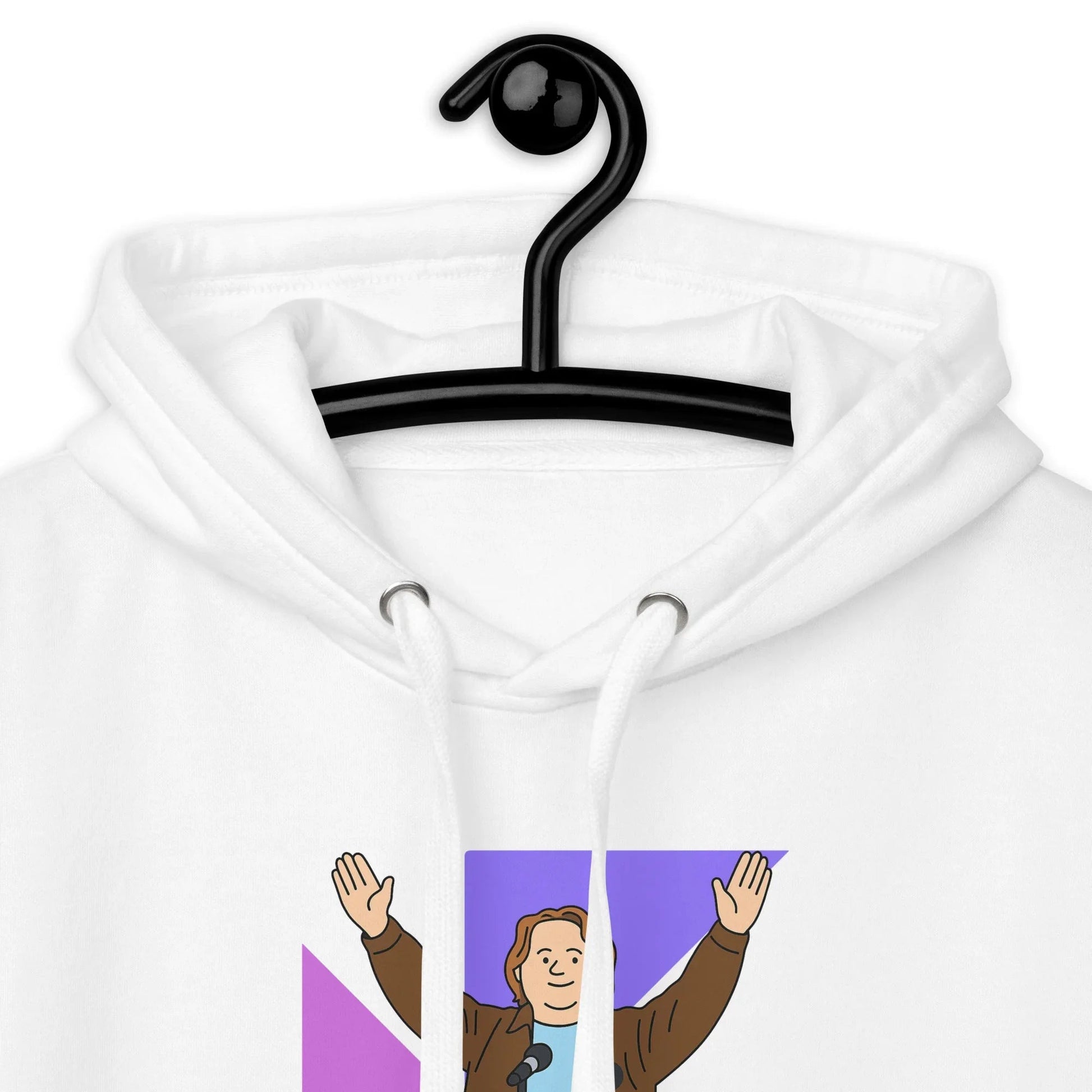 Lewis Capaldi "I'm Back" Unisex Cotton Polyester Hoodie | White Alcyone213k