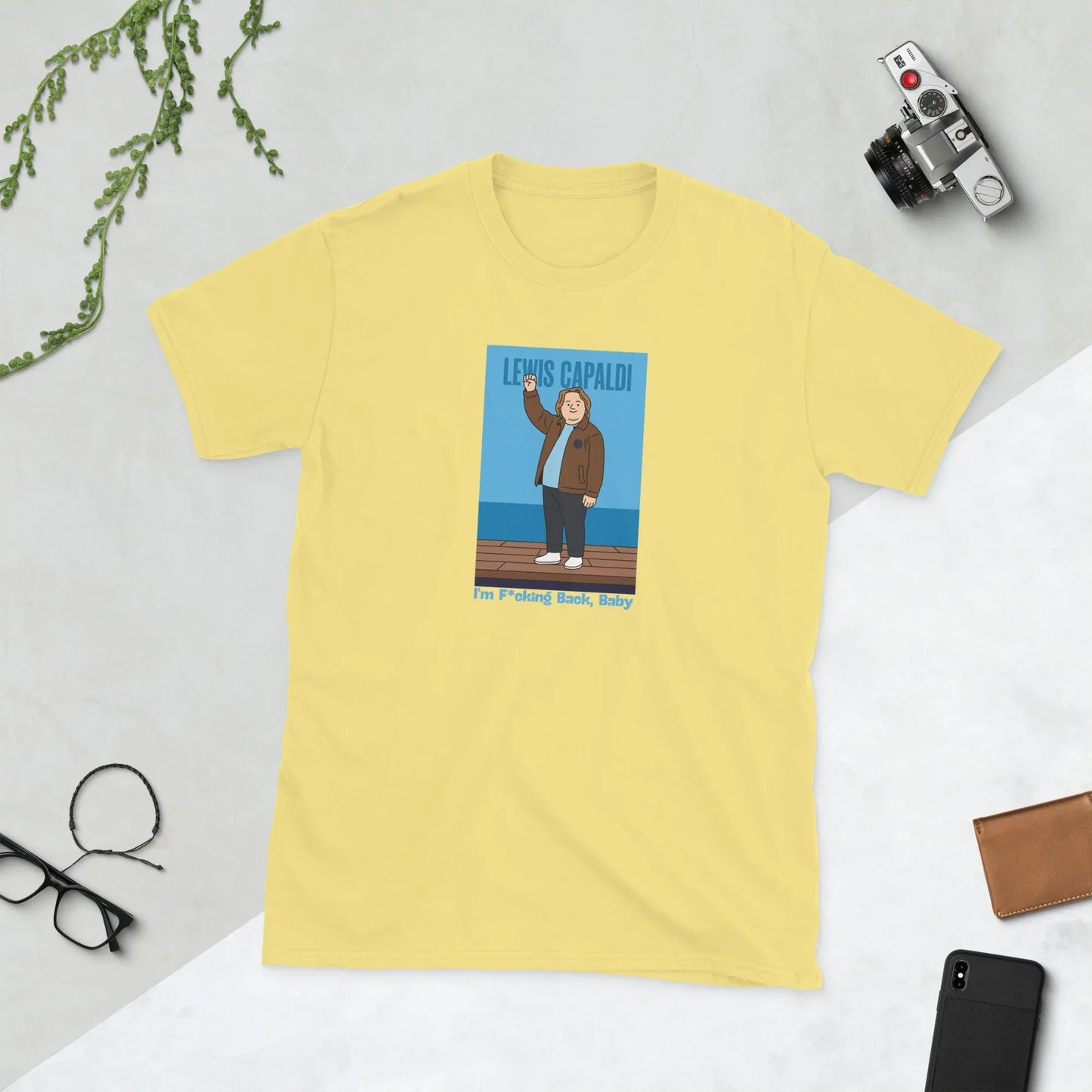 Lewis Capaldi I'm Back Cotton T-Shirt for Unisex Fans T-shirt Alcyone213k