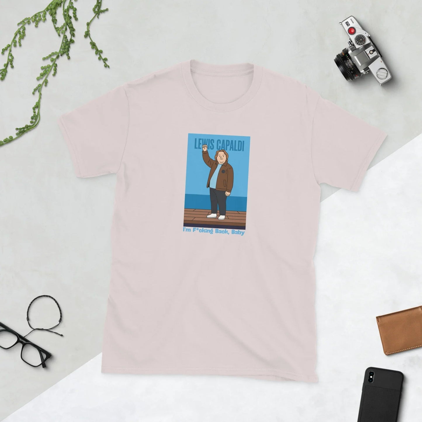 Lewis Capaldi I'm Back Cotton T-Shirt for Unisex Fans T-shirt Alcyone213k