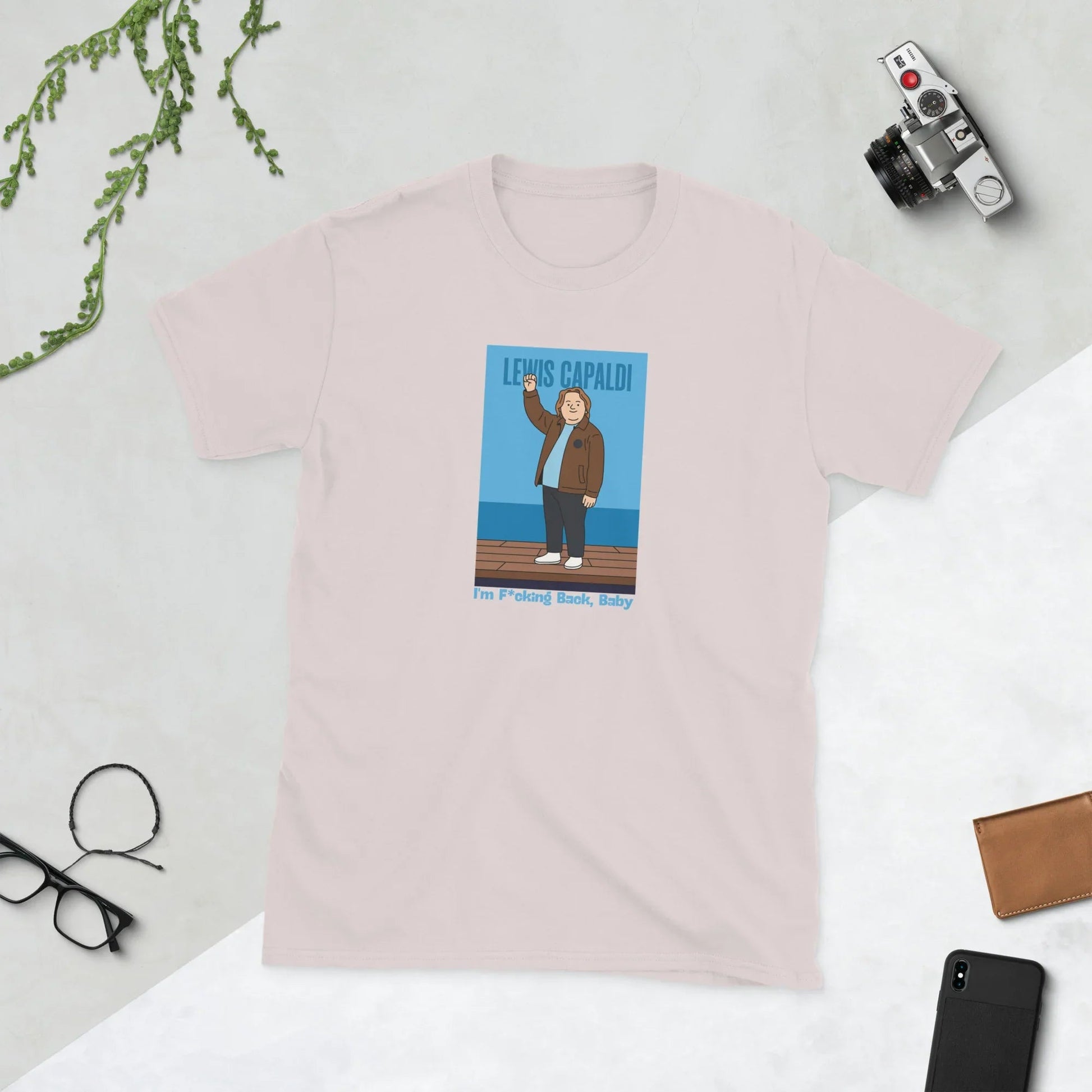 Lewis Capaldi I'm Back Cotton T-Shirt for Unisex Fans T-shirt Alcyone213k