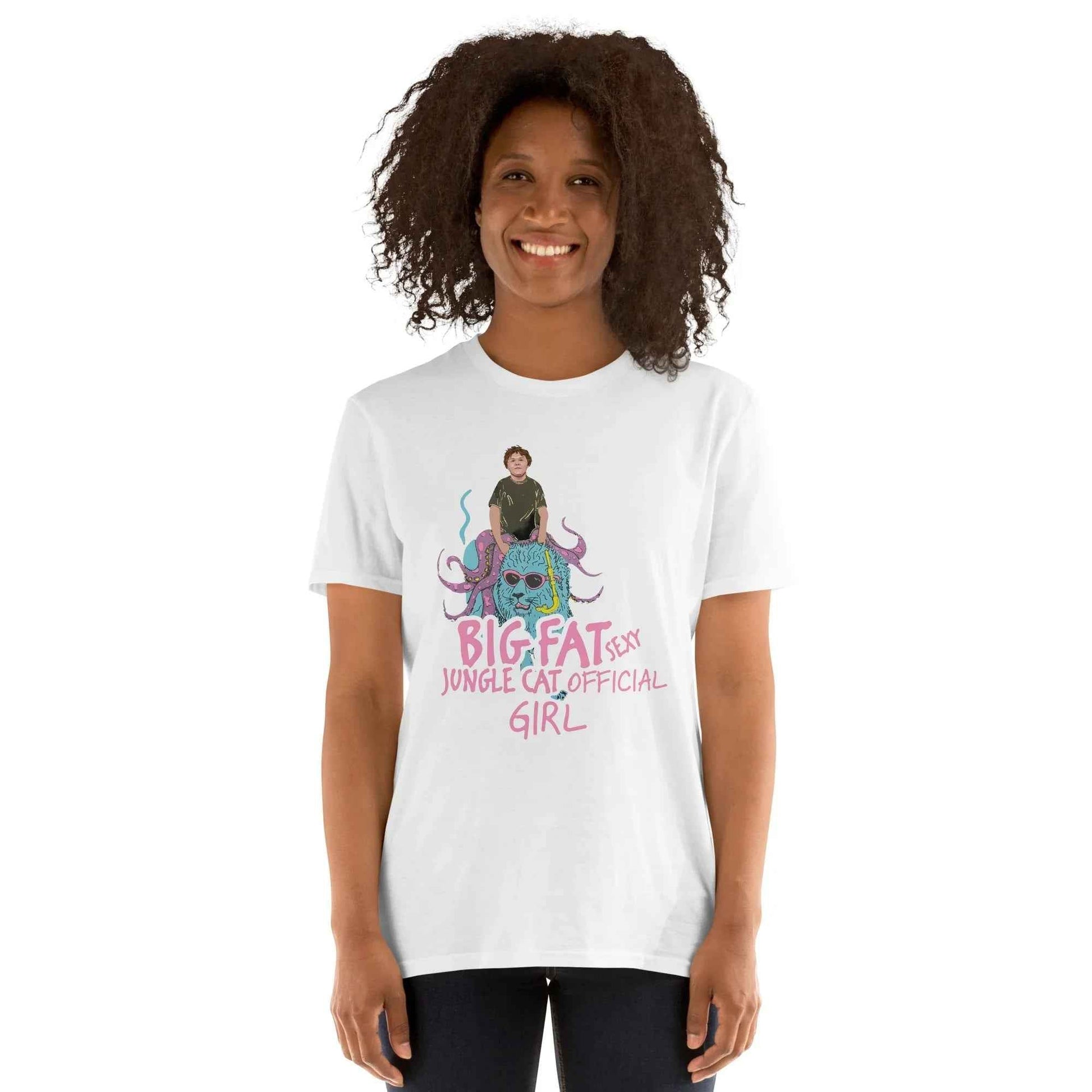 Lewis Capaldi "Big Fat Sexy Jungle Cats" Official Girl T-Shirt | Cotton Graphic Tee T-shirt Alcyone213k